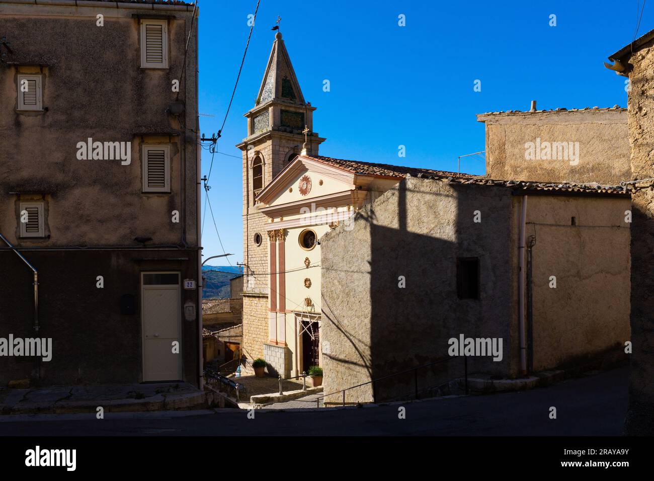 Kirche San Francesco di Paola, Bisacquino, Palermo, Sizilien, Italien Stockfoto