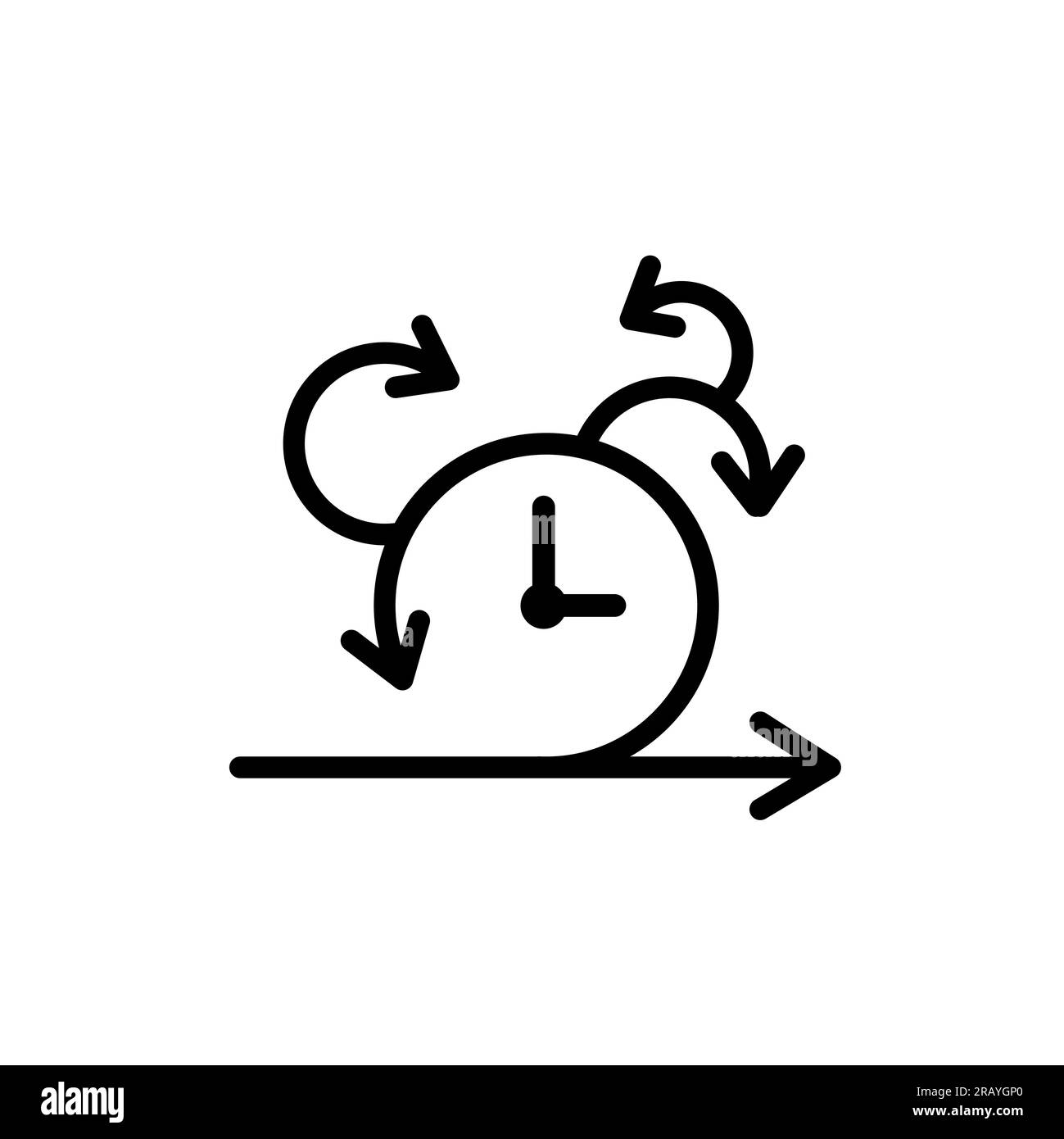 Agile Vektorsymbol, flexible Illustration. Methodensymbol. Stock Vektor