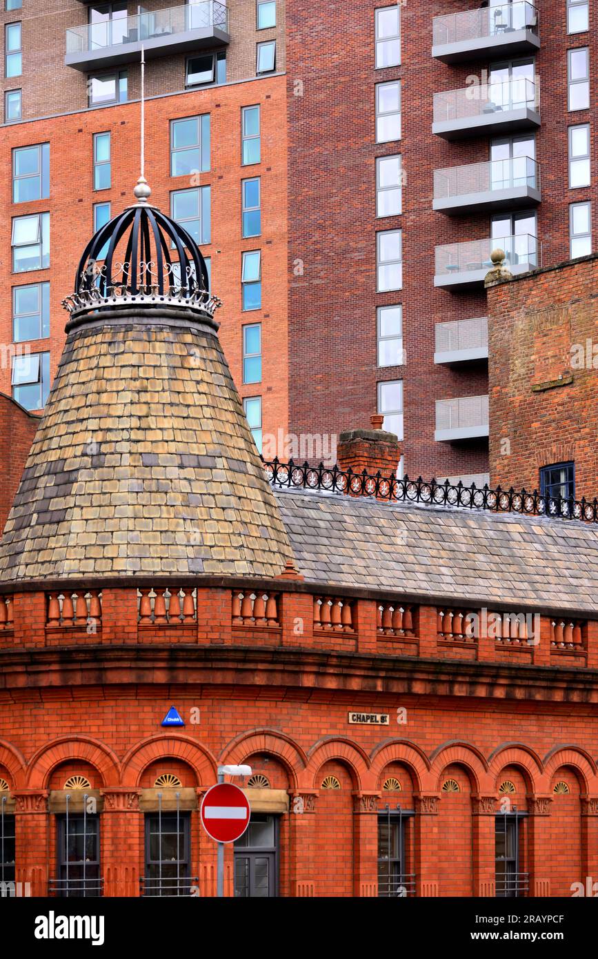 Manchester Stadtzentrum Stockfoto