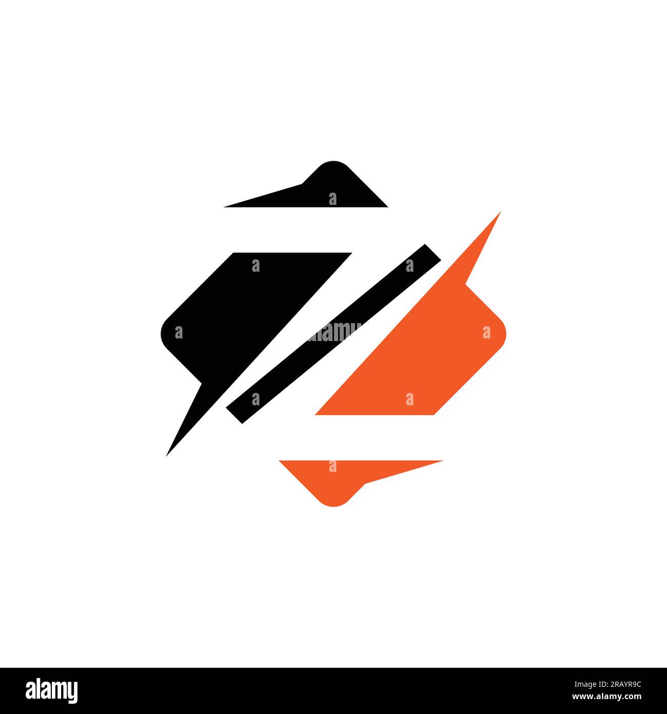 Abstrakter Buchstabe z Logo mit anfänglichem z mit kreativem Vektorbild. Letter Z-Logo mit Creative Modern Business Typography Vector Template. Kreativer Abstract Stock Vektor