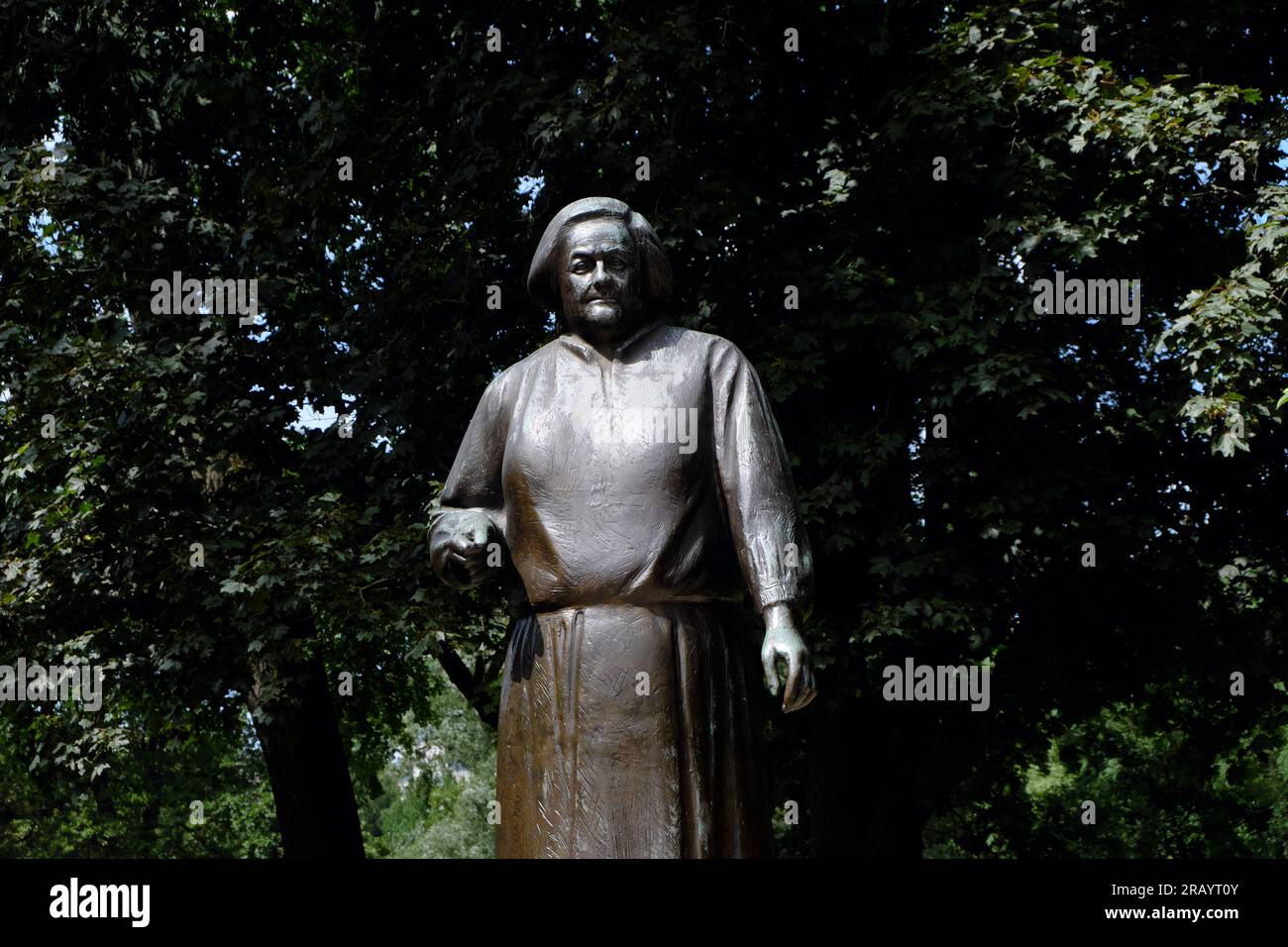 Clara-Zetkin-Statue, Leipzig Stockfoto