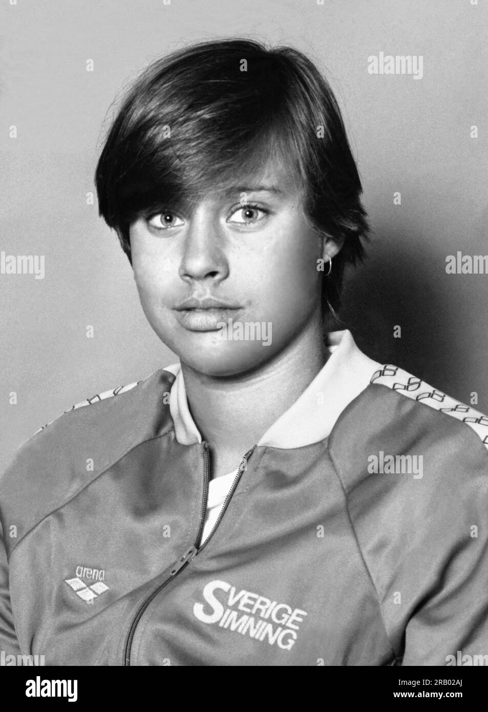 JOHANNA HOLMÉN Västerås SS-Mitglied der schwedischen Nationalmannschaft im Schwimmnegno 31112 Stockfoto