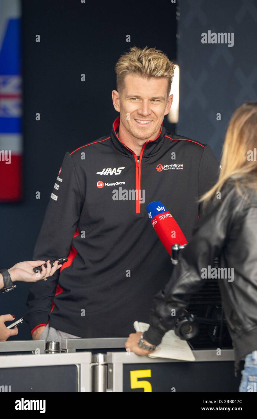 FORMEL 1 ARAMCO GRAND PRIX 2023 – Nico Hulkenberg (Deutschland) – HAAS-F1-Team Stockfoto