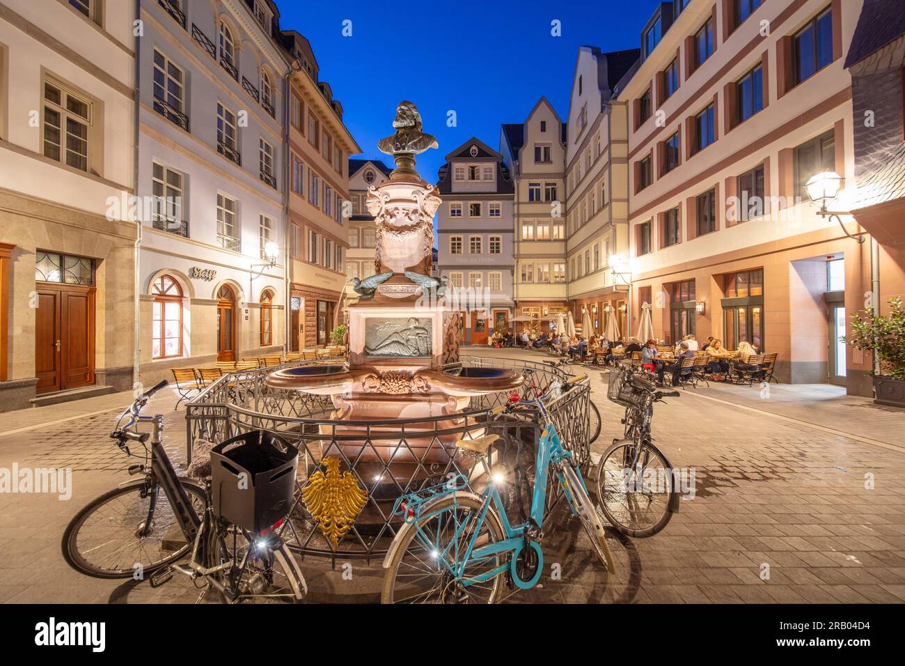 Neue Altstadt, Frankfurt am Main, Stadtviertel, Hessen, Darmstadt, Deutschland Stockfoto