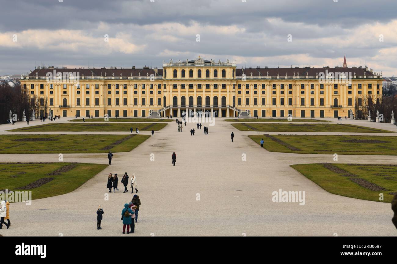 Schloss Schönbrunn Stockfoto