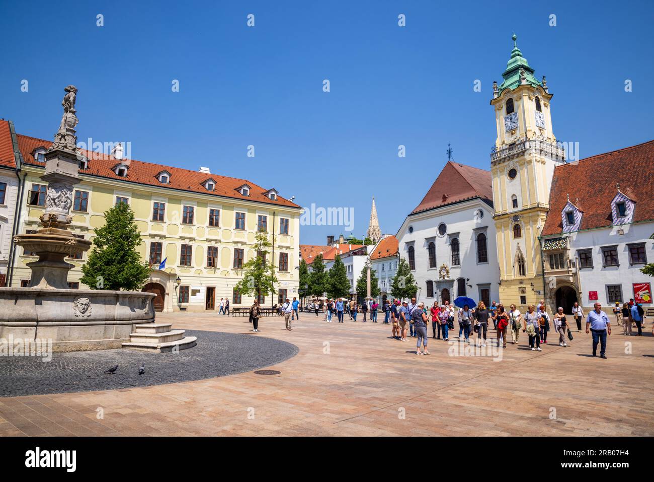 Das Alte Rathaus von Bratislava, Slowakei Stockfoto