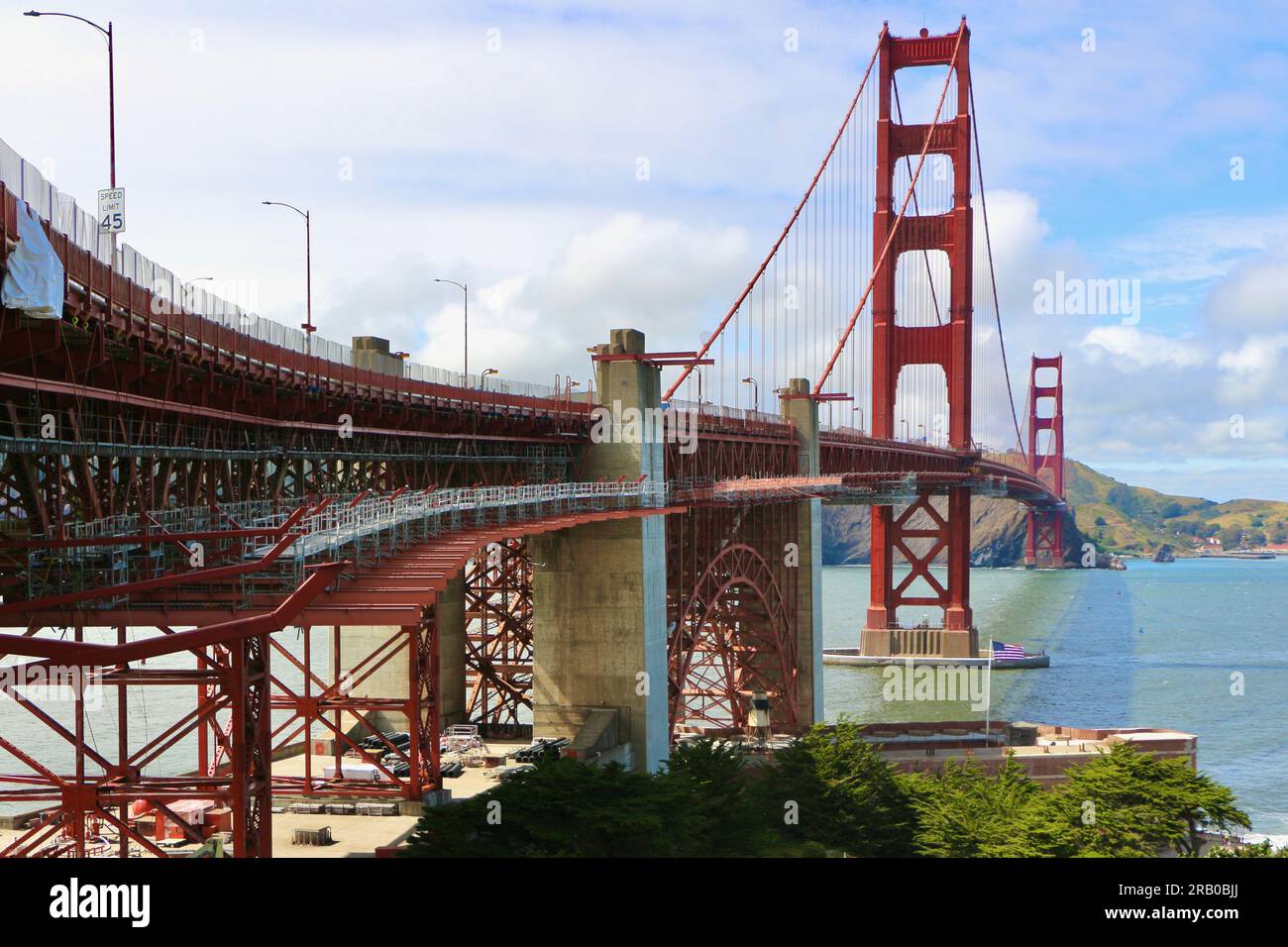 Die Golden Gate Bridge San Francisco Kalifornien, USA Stockfoto