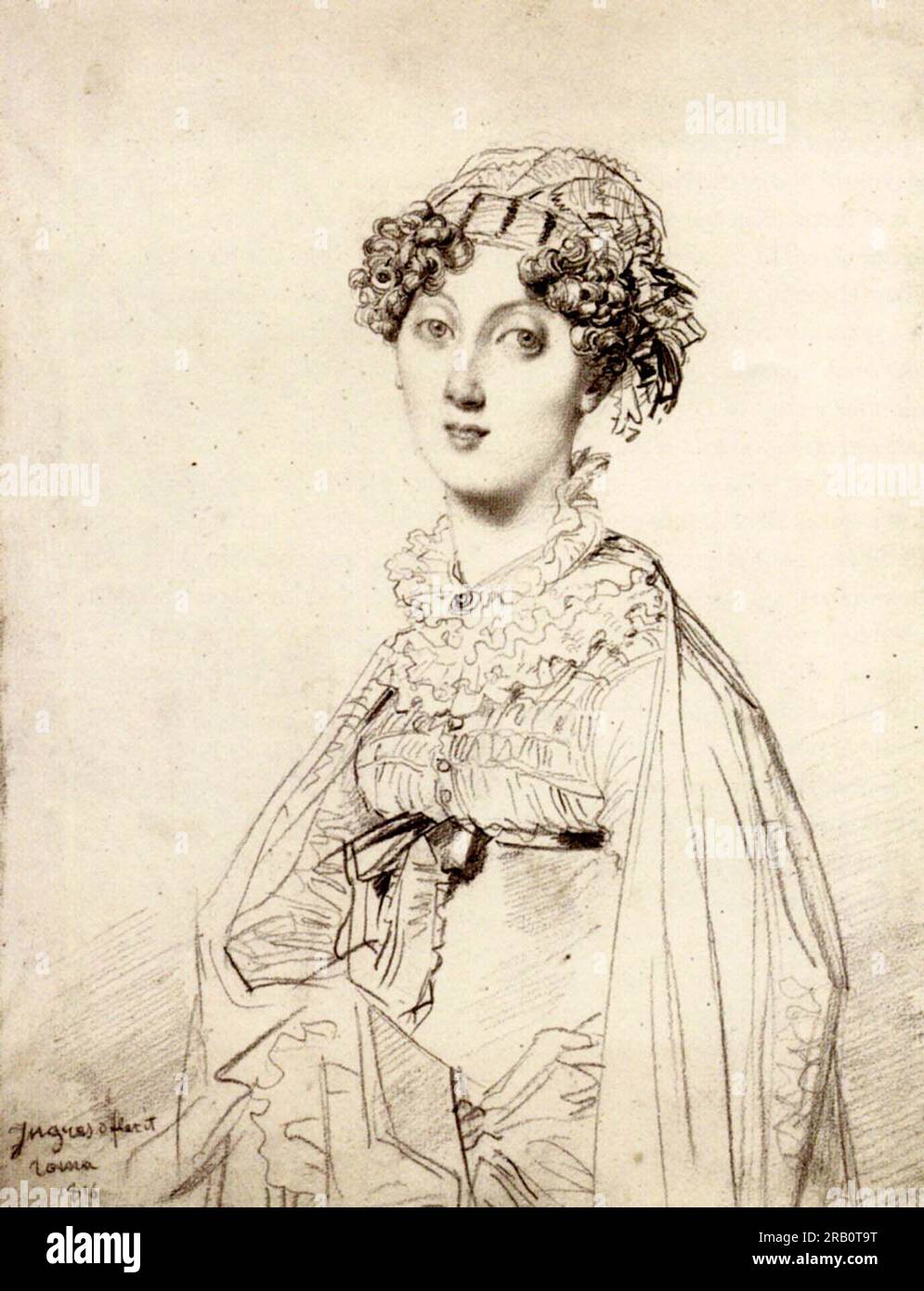 Lady William Henry Cavendish Bentinck, geboren Lady Mary Acheson I 1816 von Jean Auguste Dominique Ingres Stockfoto