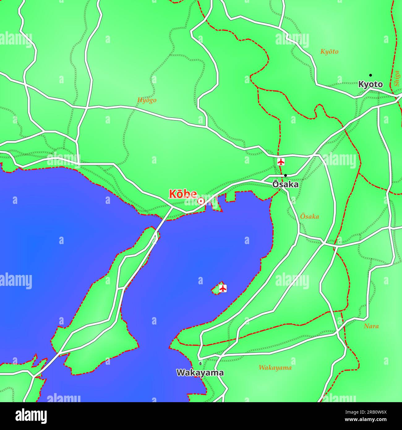 Kobe karten Fotos und Bildmaterial in hoher Auflösung Alamy