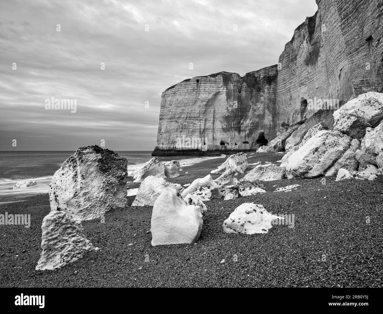 Plage du Tilleul, Normandie Stockfoto