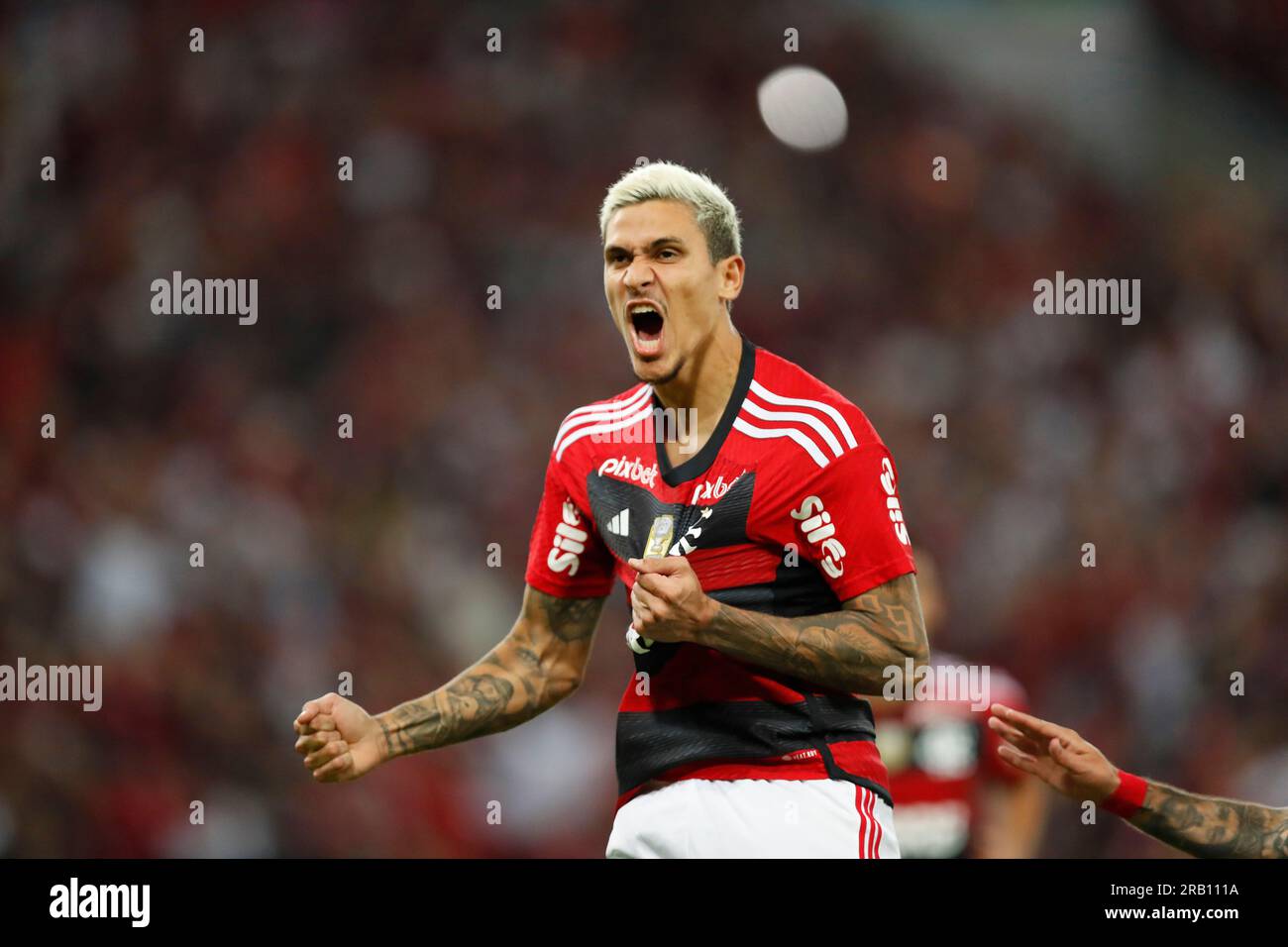 Rio de Janeiro ( RJ), 05/07/2023 - FLAMENGO X ATHLETICO-PR - Partida válida pela fase de Quartas jogo 1 da Copa do Brasil 2023 no Estádio Mário Filho Stockfoto