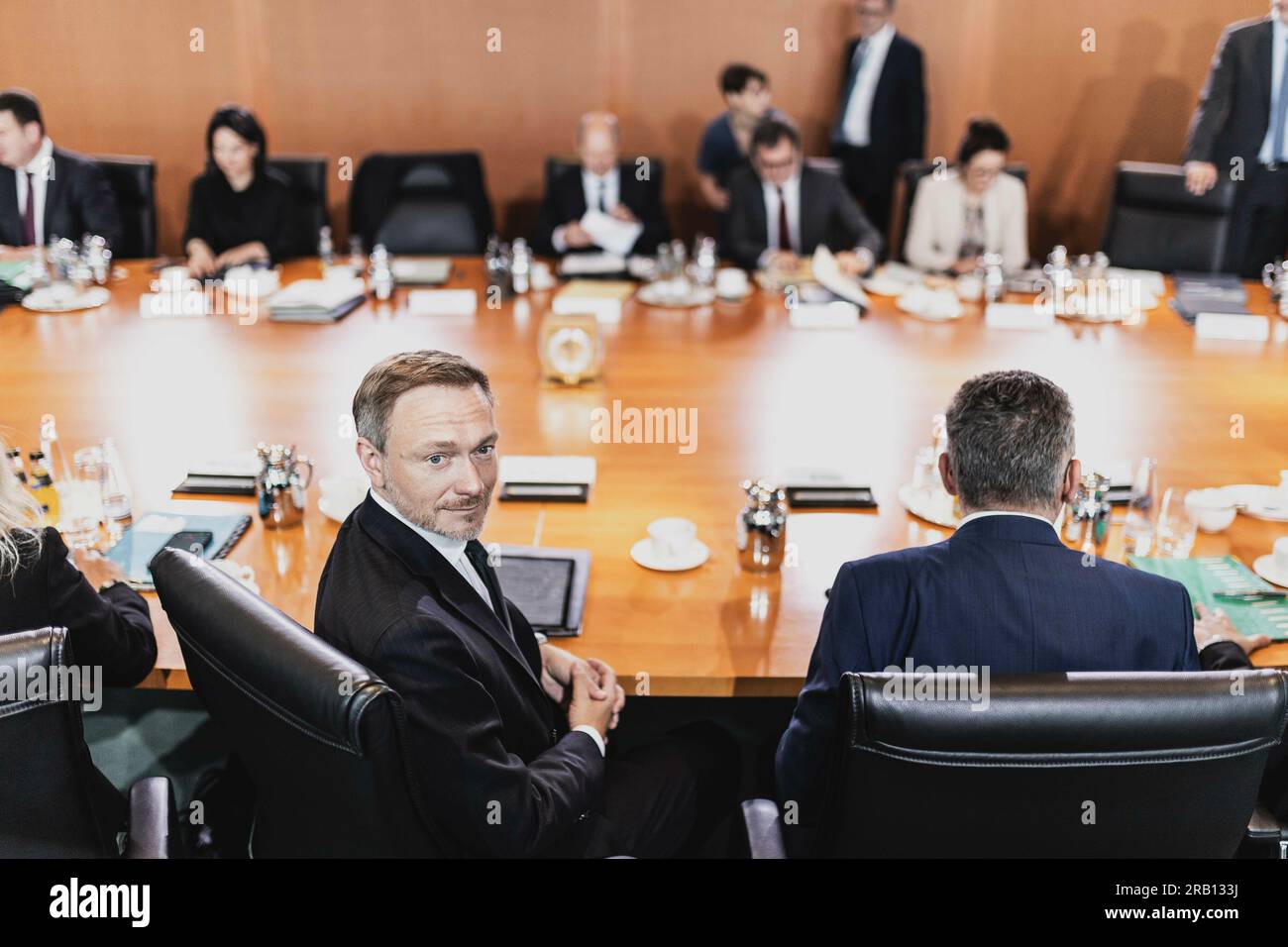 Christian Lindner (FDP), Bundesminister für Finanzen, auf der