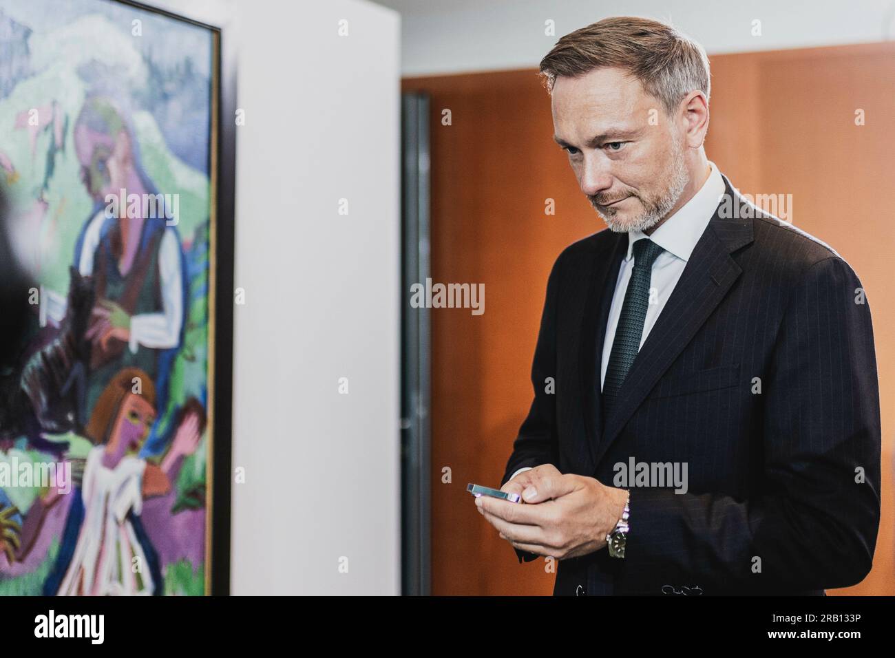Christian Lindner (FDP), Bundesminister für Finanzen, auf der