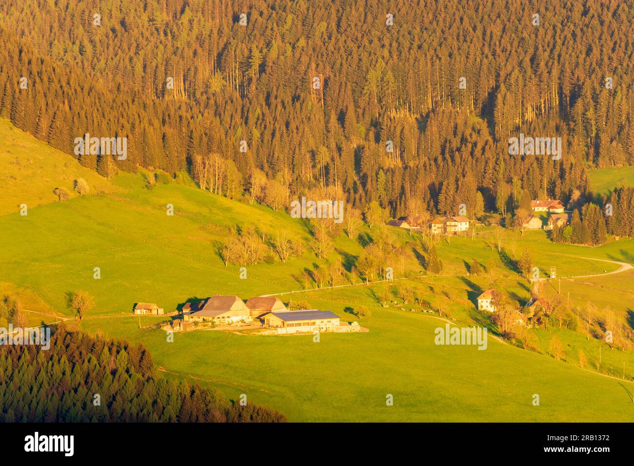 Bad Mitterndorf, Bauernhof in Ausseerland-Salzkammergut, Steiermark, Österreich Stockfoto