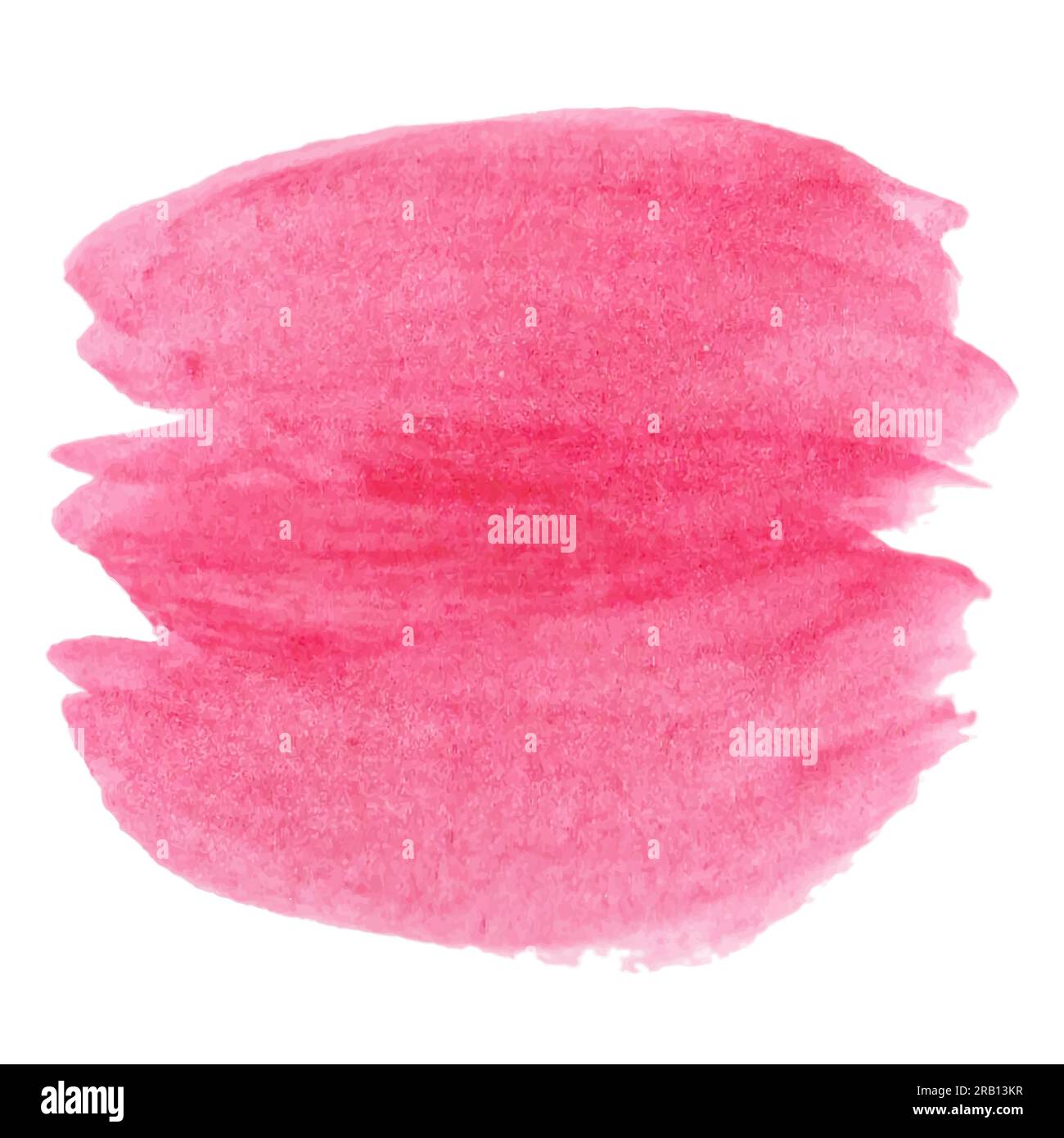 Abstrakter Spot in pinkfarbenem Aquarell. Sie können ihn als Pinsel oder als Hintergrund verwenden Stock Vektor