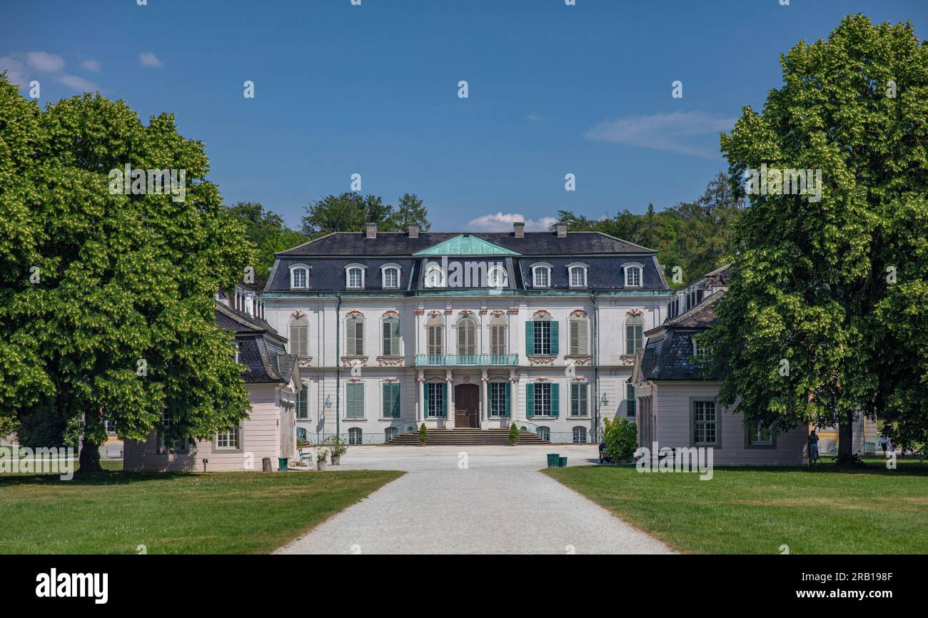 Deutschland, Hessen, Calden, Schloss Wilhelmsthal, Märchenkulisse, parken Stockfoto