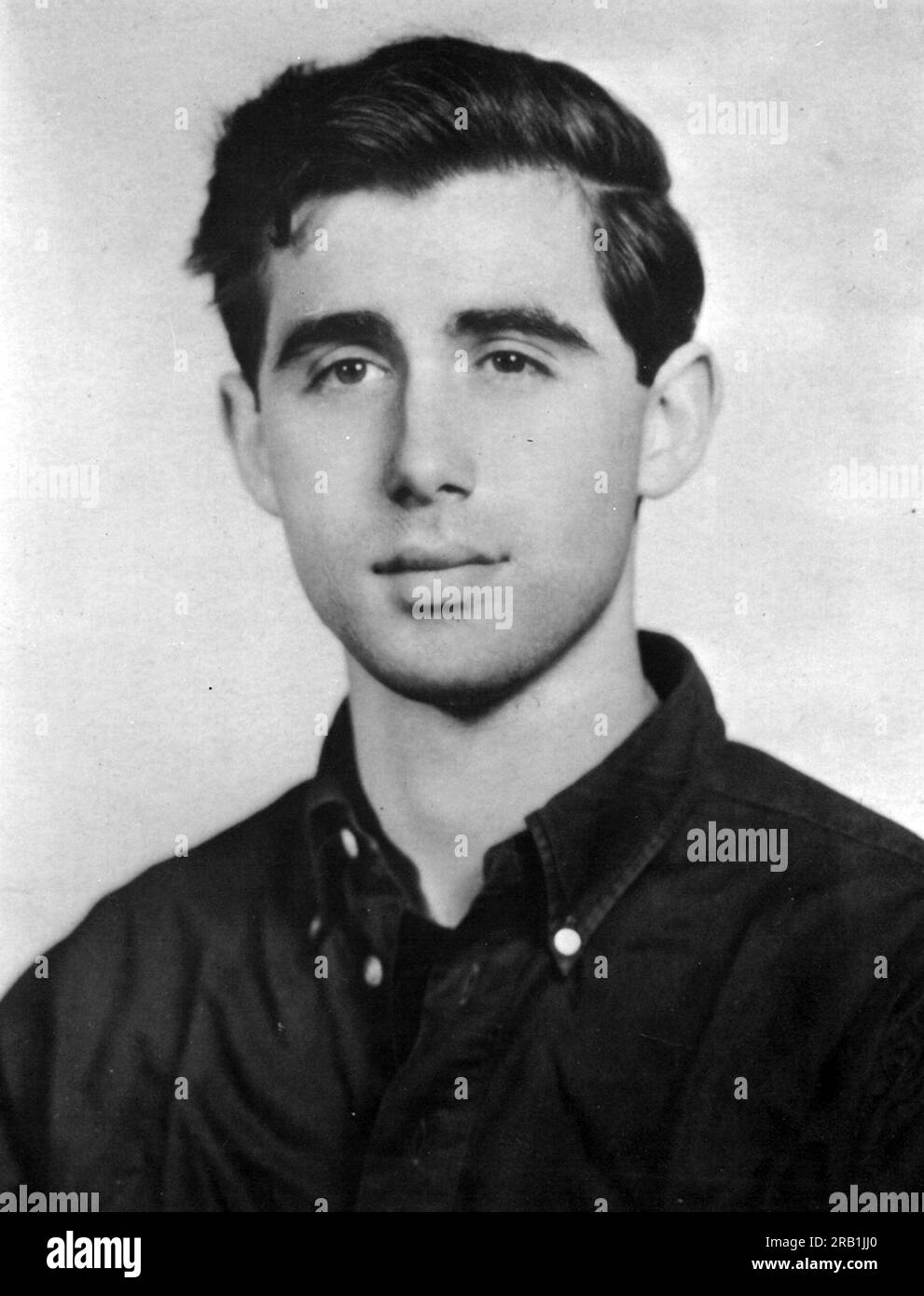 Andrew Goodman (1943-1964), amerikanischer Bürgerrechtler. Er war einer von drei Arbeitern des Kongresses für Rassengleichheit (CORE), die 1964 in Philadelphia, Mississippi, von Mitgliedern des Ku Klux Klan ermordet wurden. Stockfoto