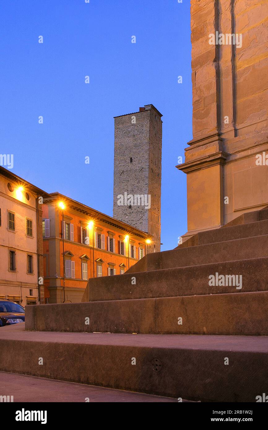 Civic Tower, Città di Castello, Perugia, Umbrien, Italien, Città di Castello, Perugia, Umbrien, Italien Stockfoto