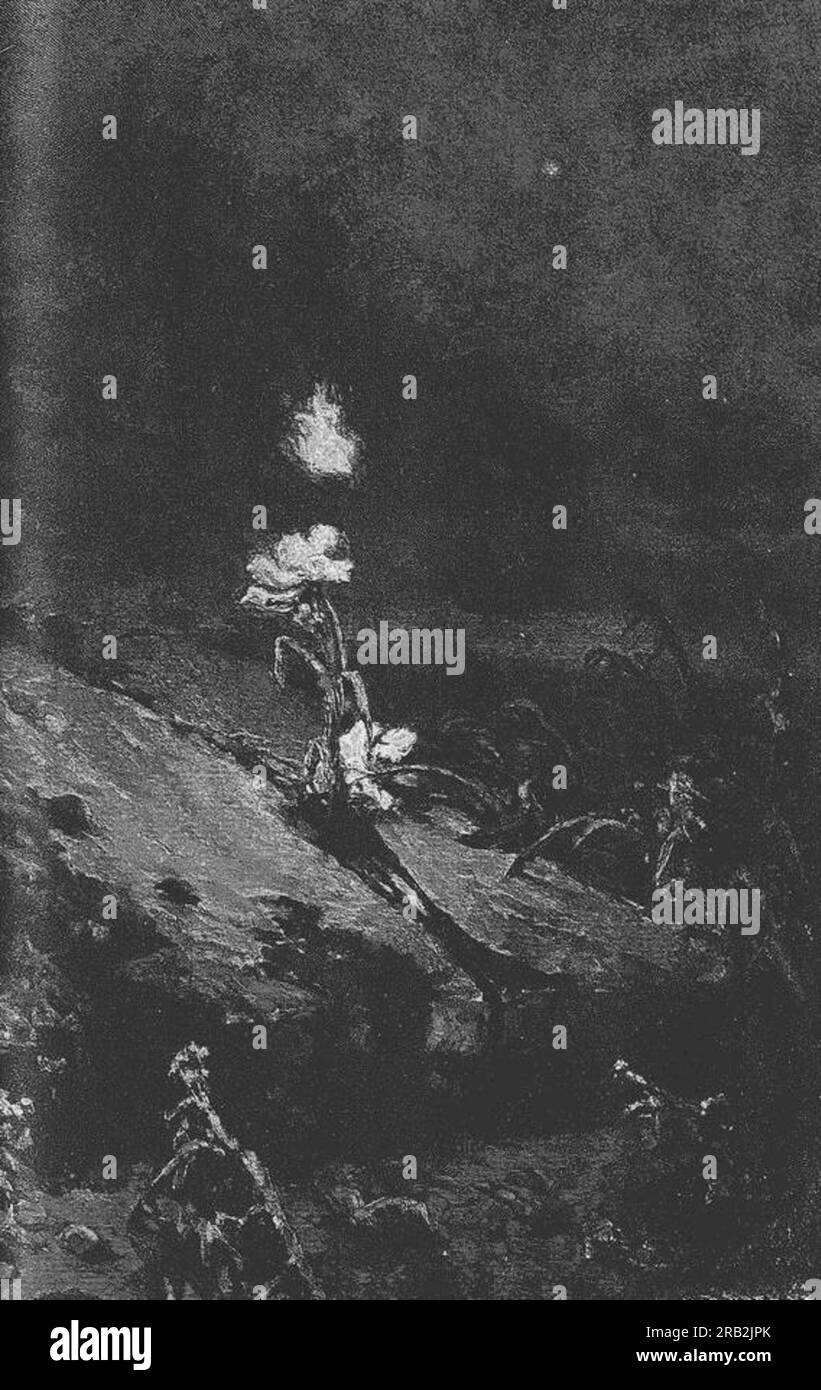 Das Weingut der Einöde von Wilhelm Kotarbinski Stockfoto