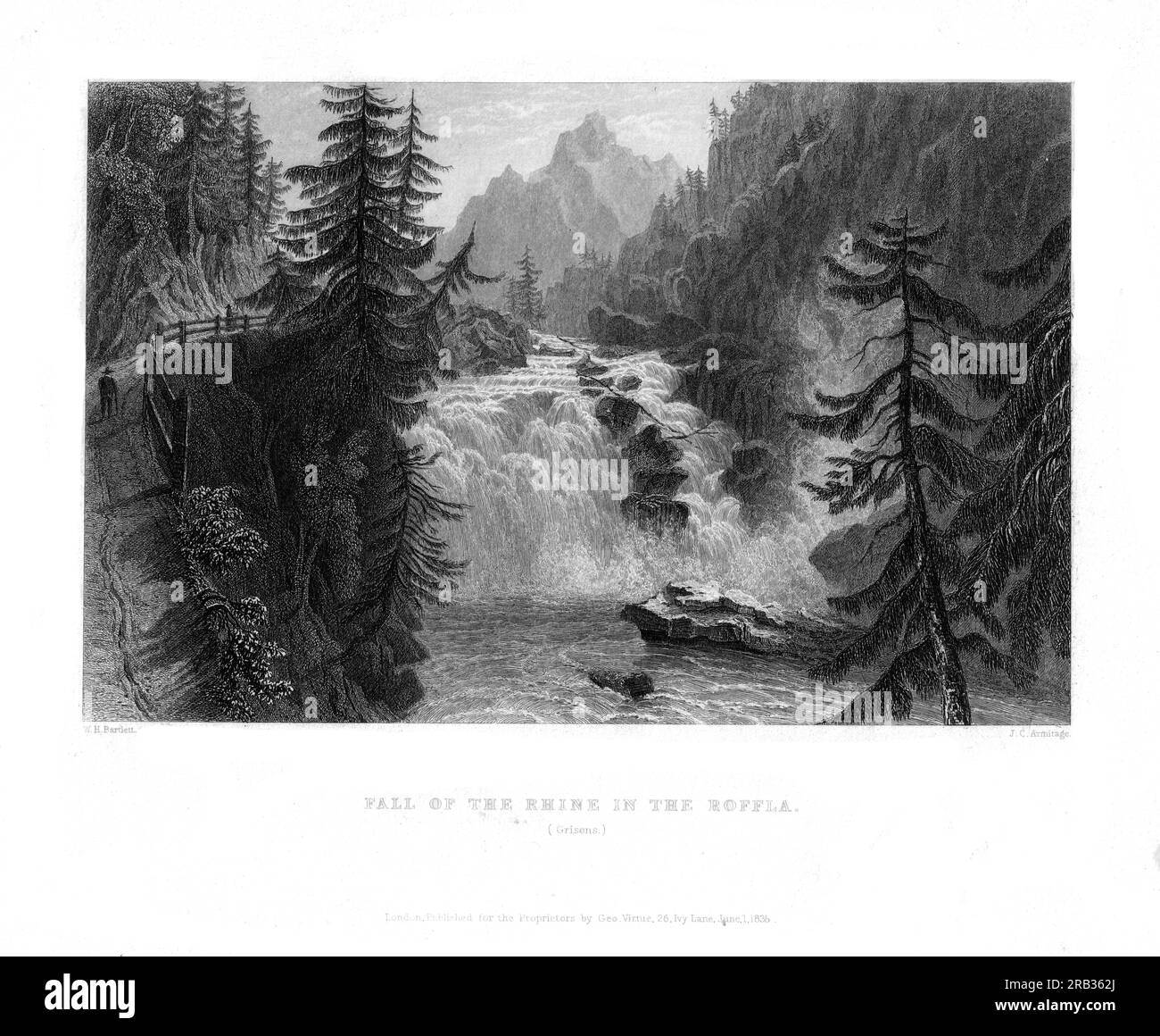 William Henry Bartlett (1809–1854), herausgegeben von George Virtue, 1836 Stockfoto