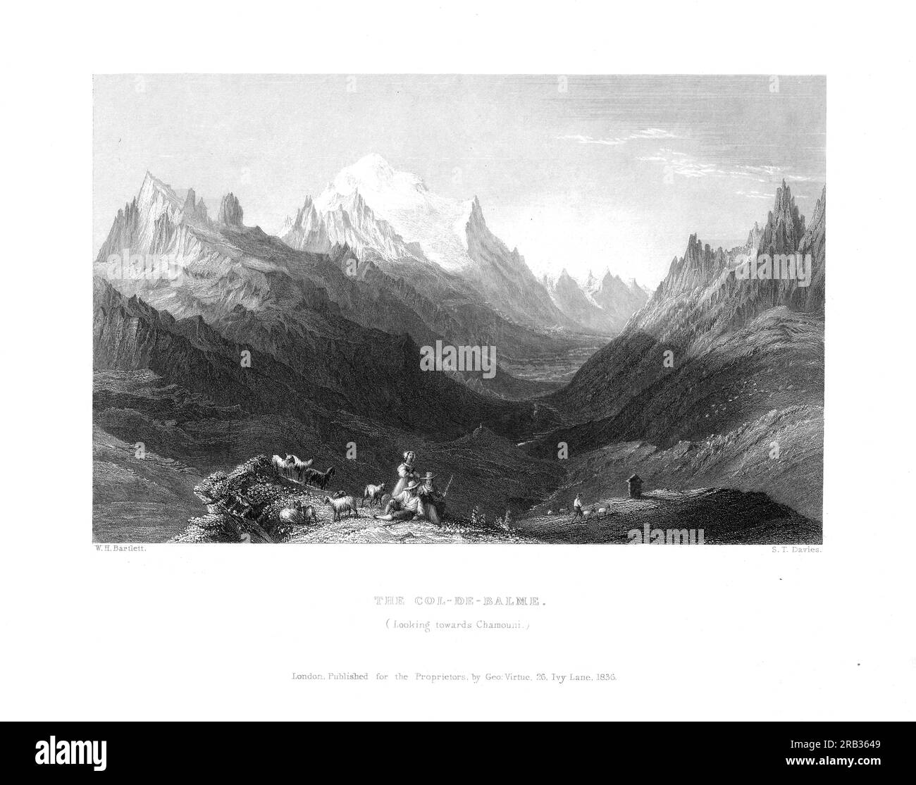 William Henry Bartlett (1809–1854), herausgegeben von George Virtue, 1836 Stockfoto