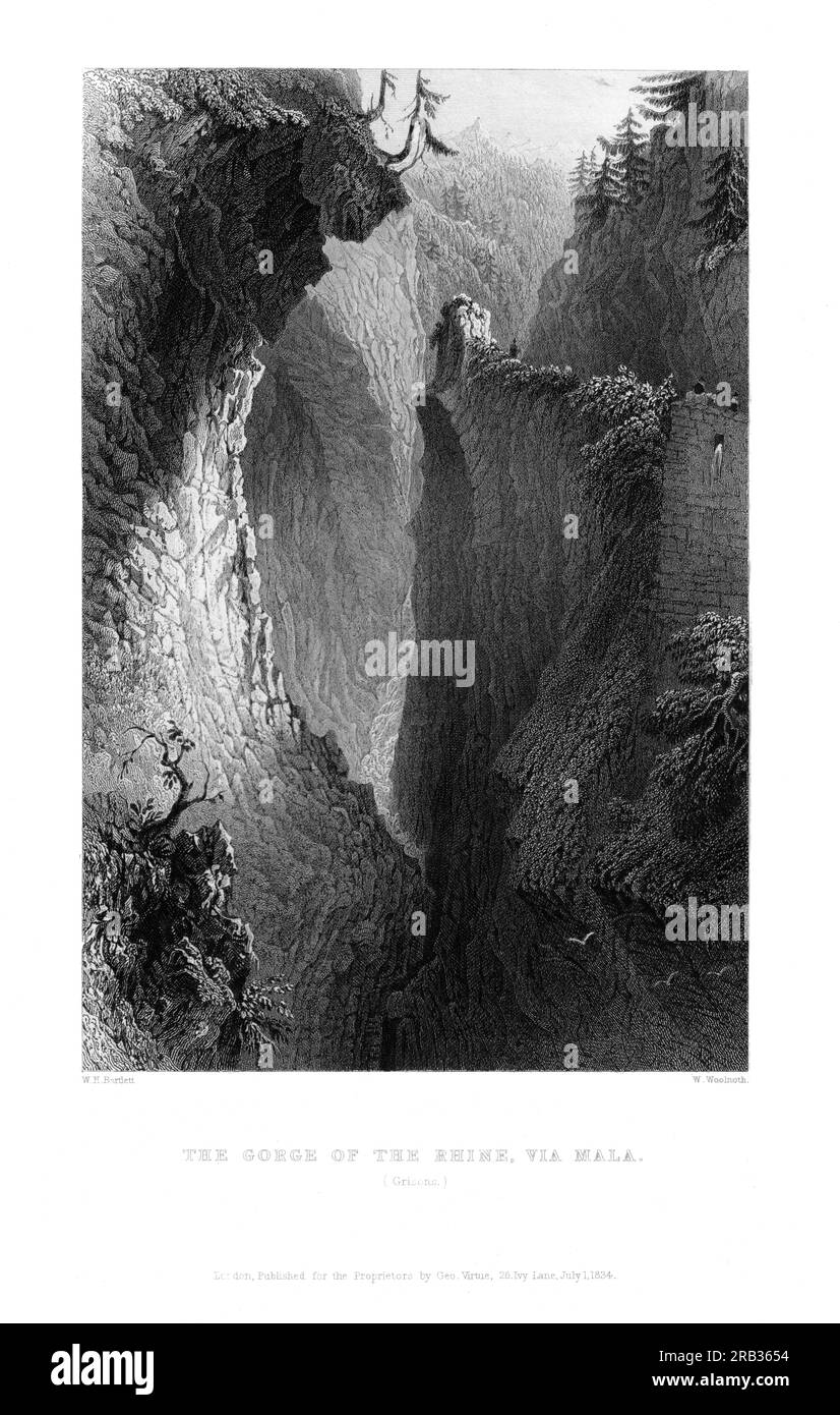 William Henry Bartlett (1809–1854), herausgegeben von George Virtue, 1836 Stockfoto