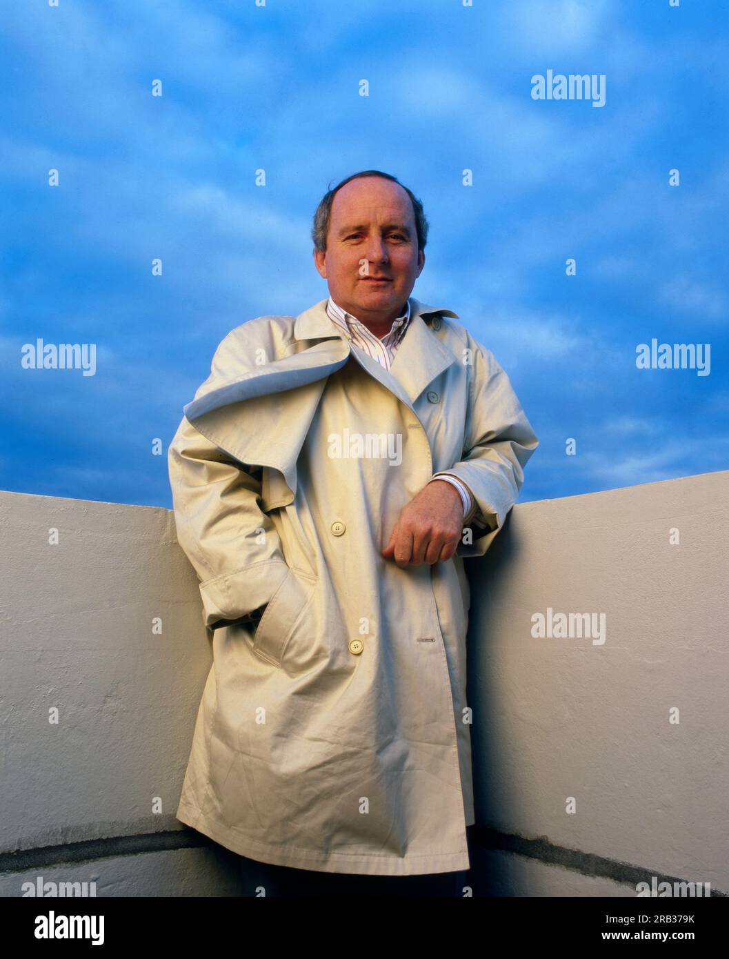 Umstrittener australischer Radiosender und Rugbytrainer, Alan Belford Jones Stockfoto