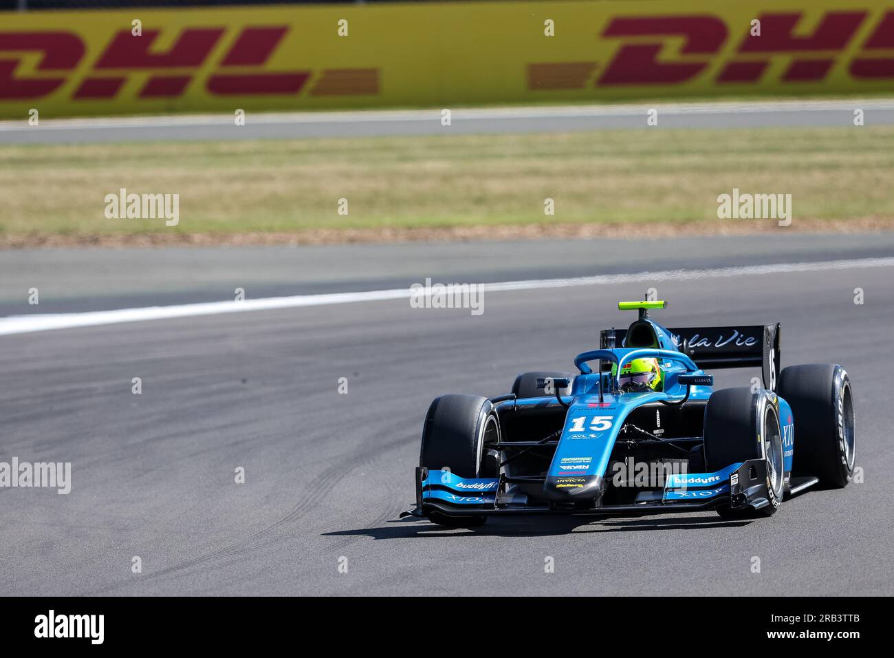 Silverstone, Vereinigtes Königreich 6. Juli 2023 Silverstone, Vereinigtes Königreich am 6. Juli 2023 nimmt Amaury Cordeel (BEL) am 2 6. Juli 2023 am FORMEL-1-GRAND PRIX 2023 IN Silverstone Circuit, Silverstone, Vereinigtes Königreich, Teil Stockfoto