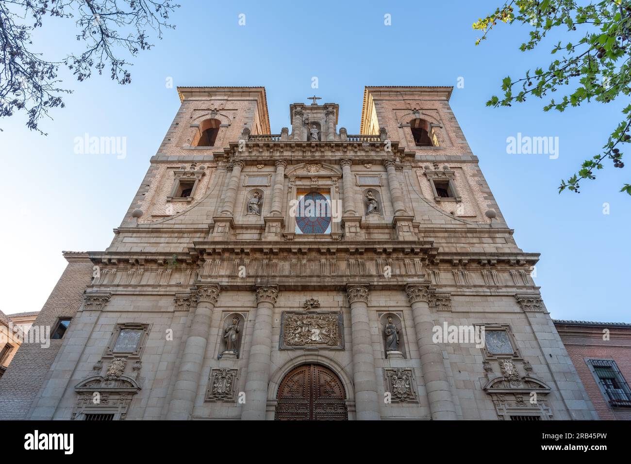 Jesuitenkirche - Kirche San Ildefonso - Toledo, Spanien Stockfoto