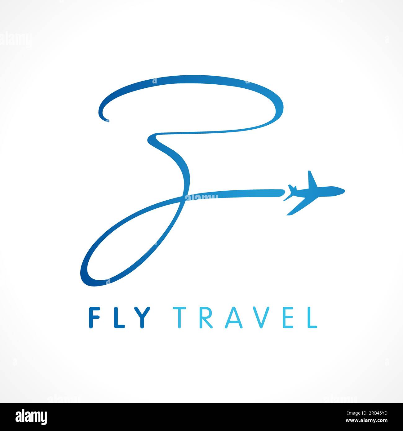 Z Fly Travel Firmenlogo. Kreative Kunst, modernes typografisches Design mit Flugzeug. Beschriftungskonzept für Reisebüro, Titeltitel oder Monogramm mit Logo Stock Vektor