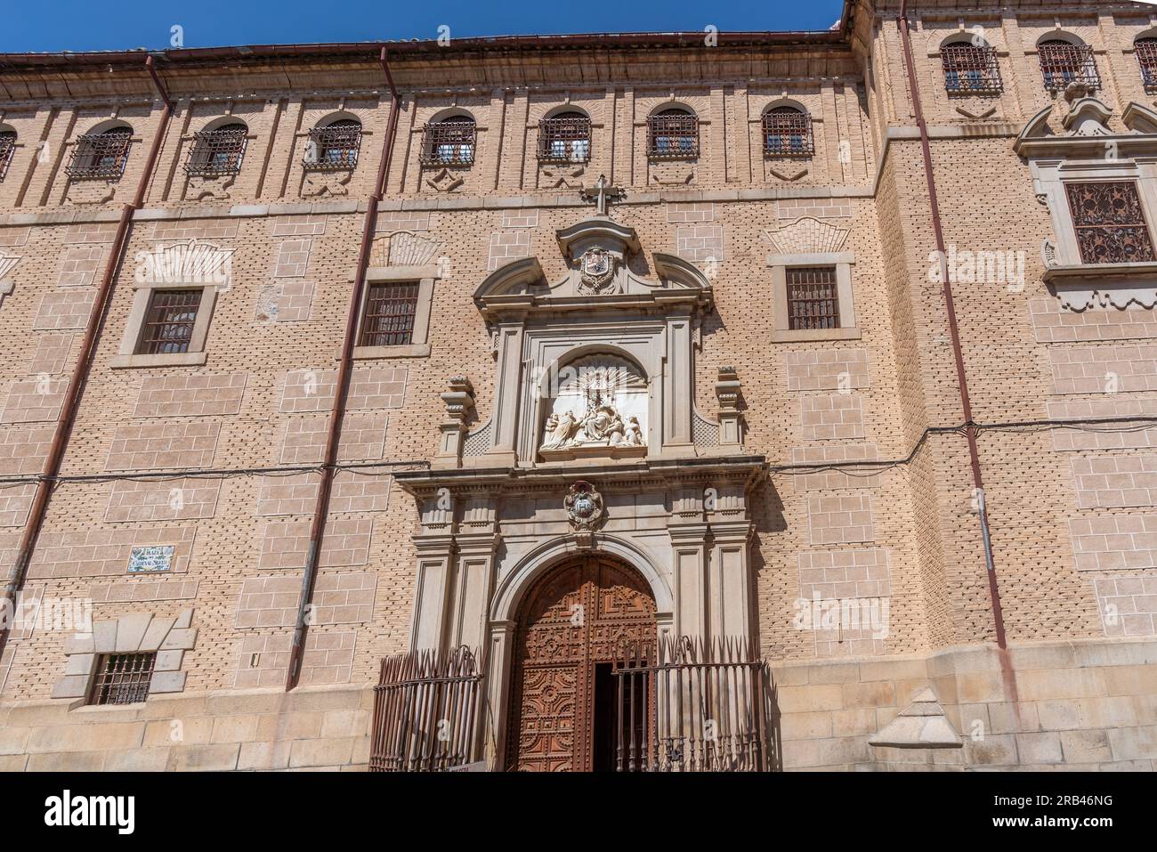 Real Colegio de Doncellas Nobles (Königliches College der Noble Maidens) - Toledo, Spanien Stockfoto