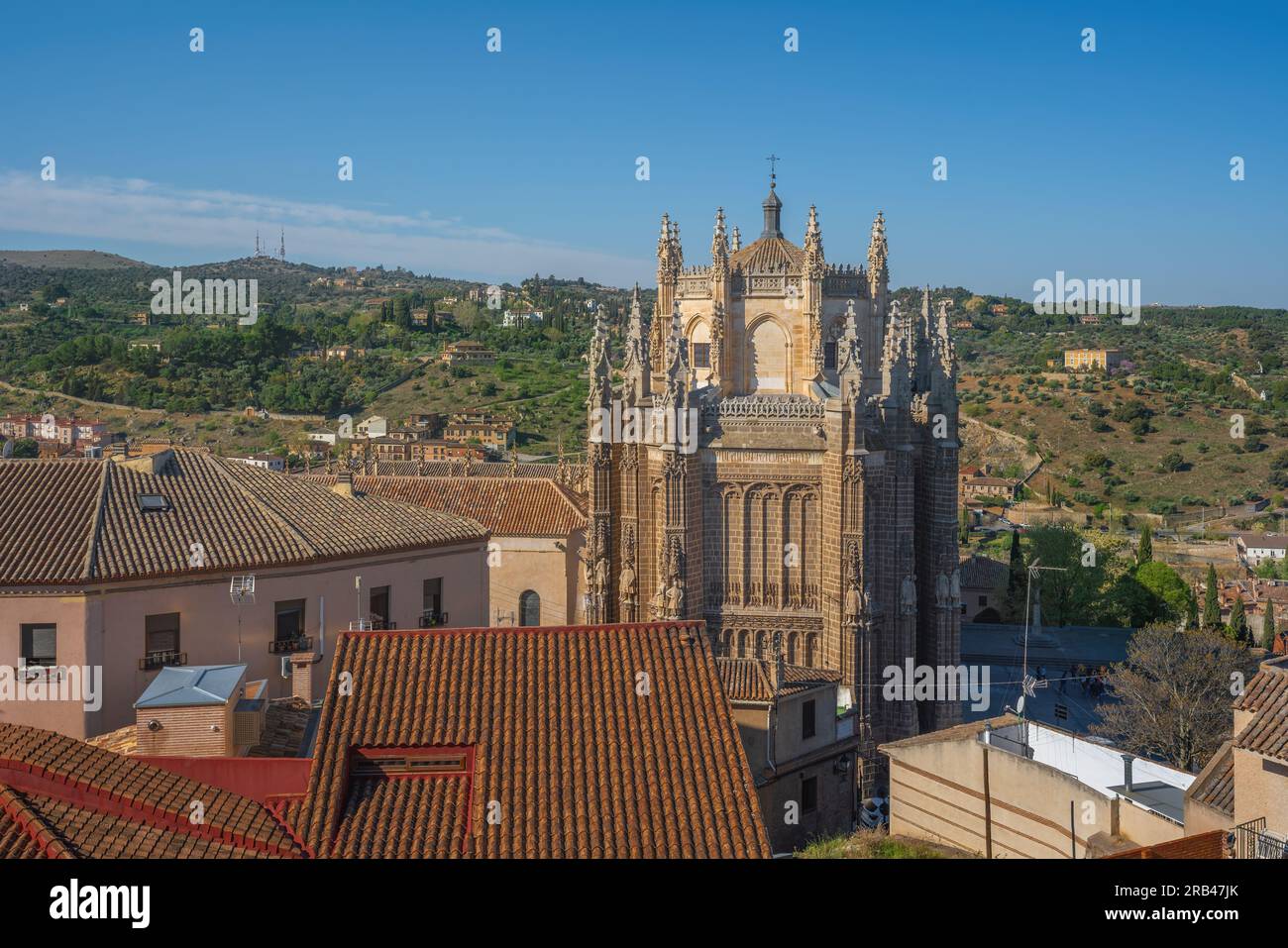 Kloster San Juan de los Reyes - Toledo, Spanien Stockfoto