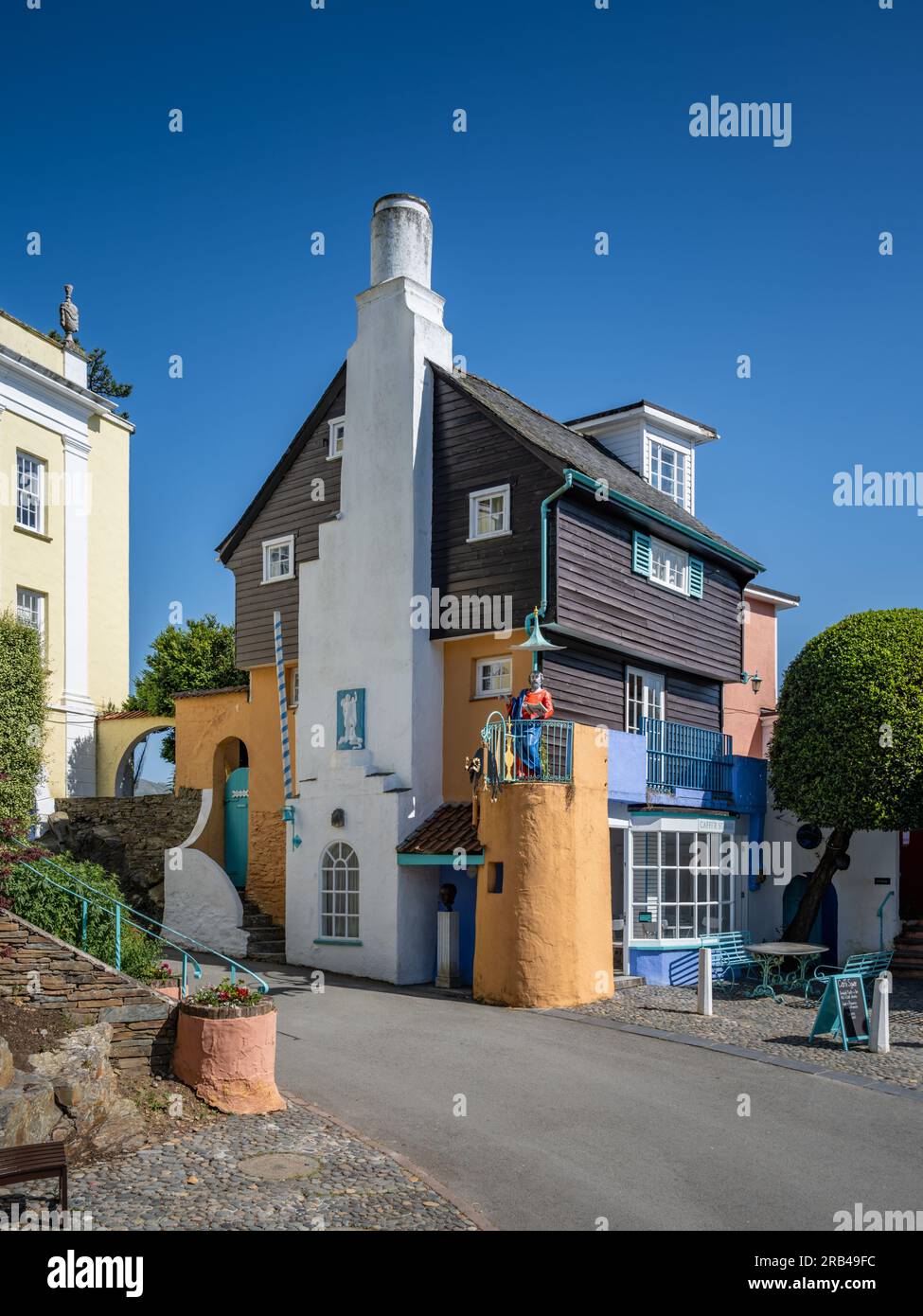 Toll House, Portmeirion, North Wales, Großbritannien Stockfoto