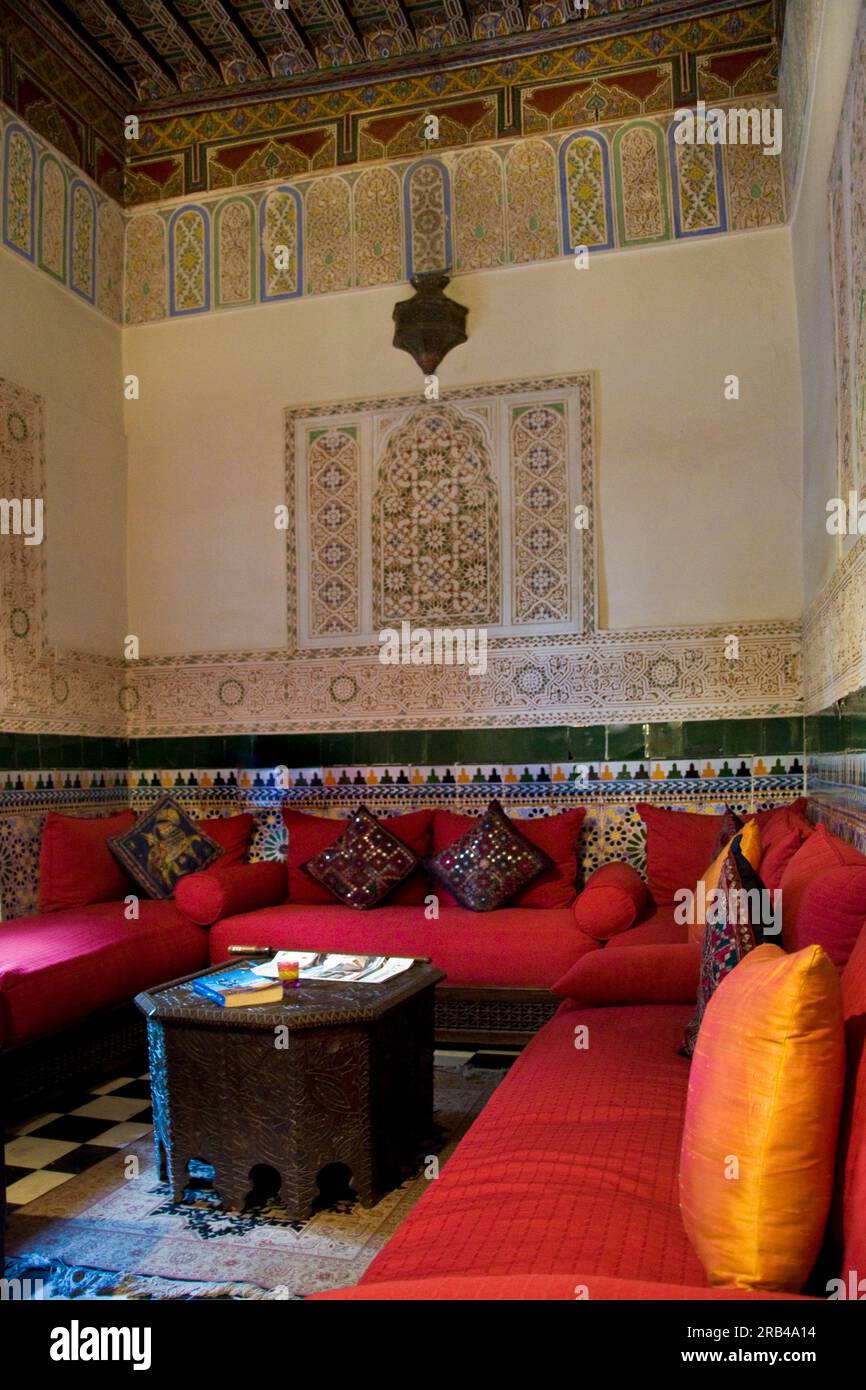 Riad sahara nour, marrakesch, marokko Stockfoto