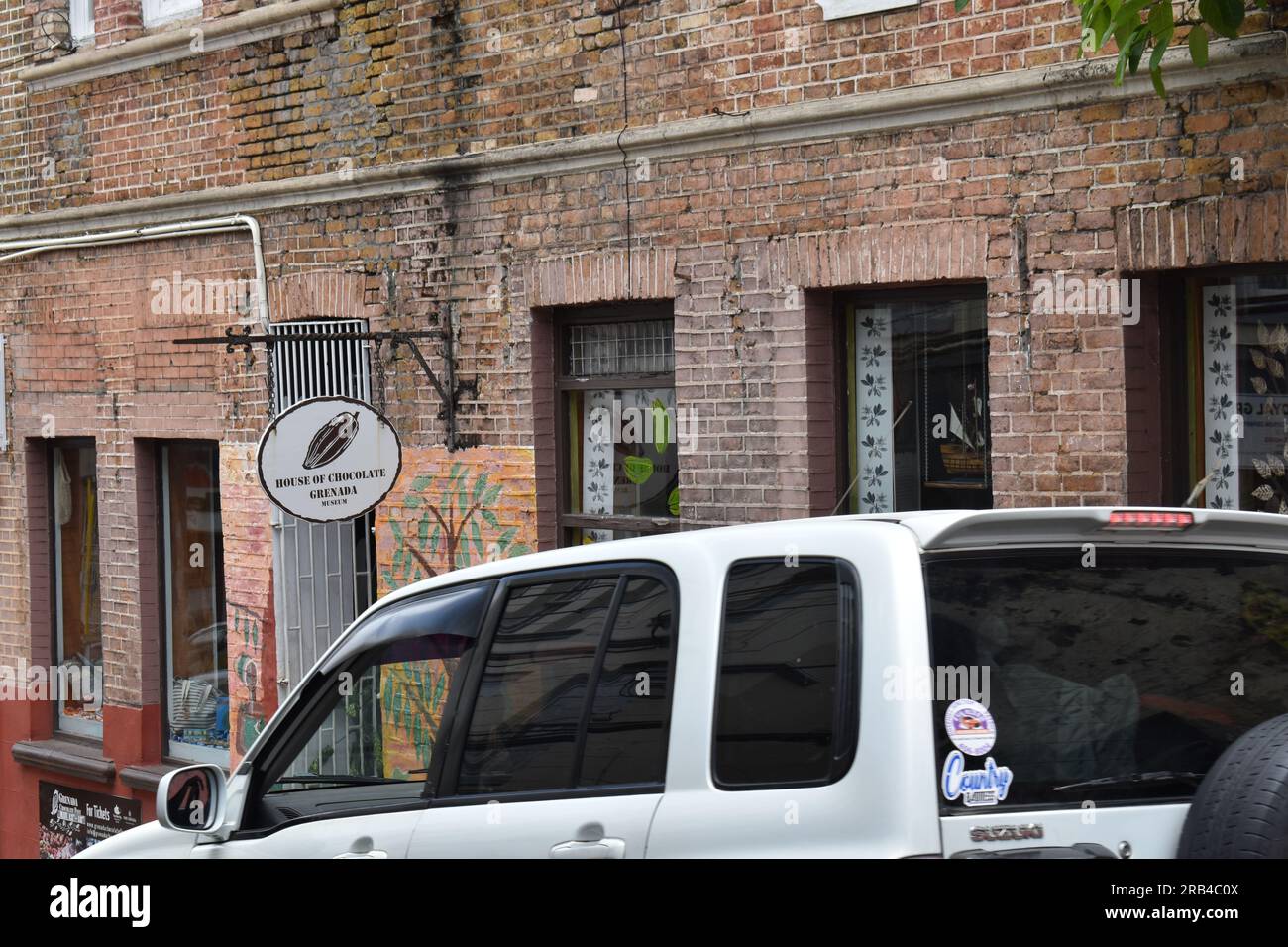 House of Chocolate in St. George's, Grenada. Stockfoto