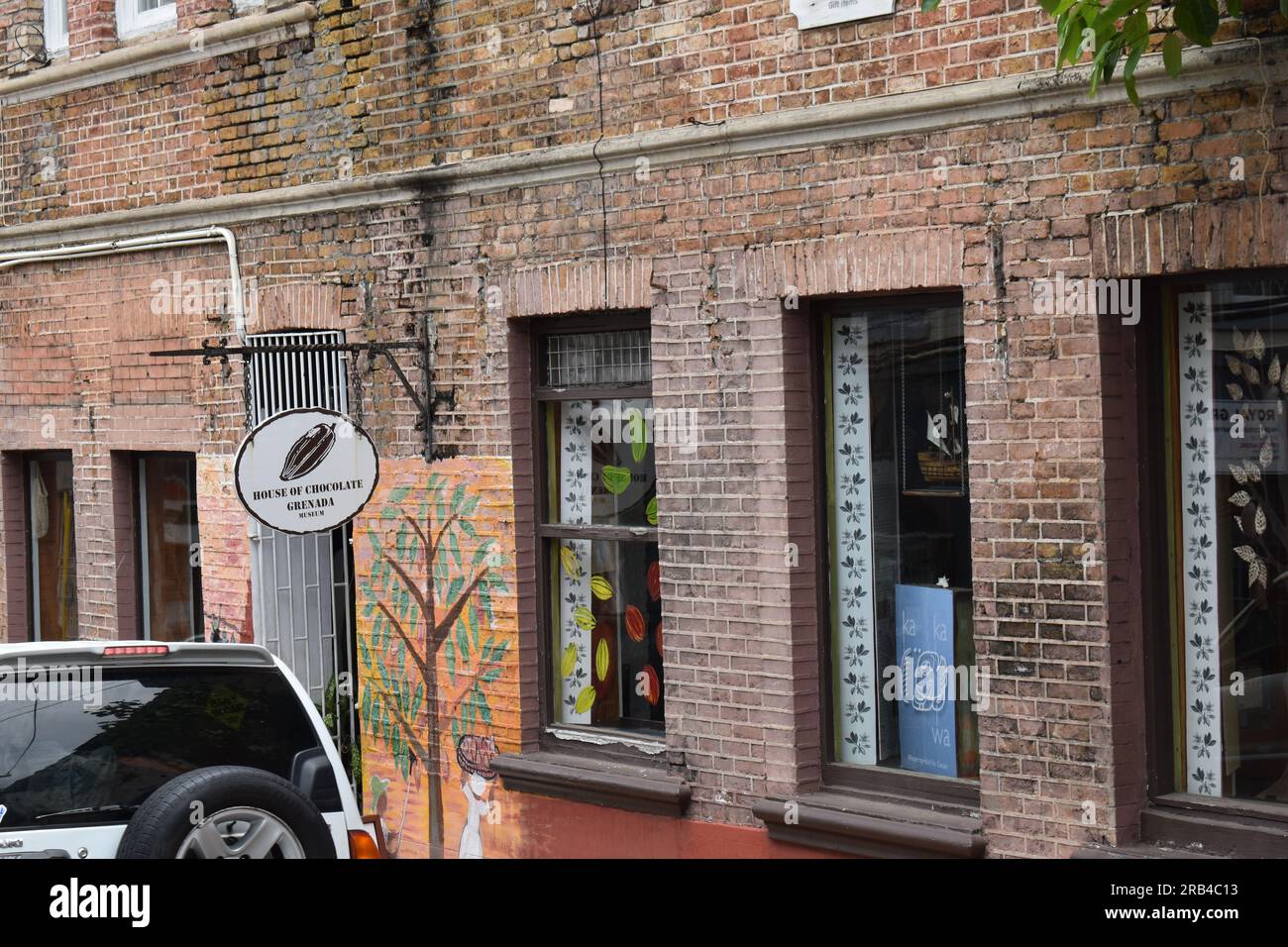 House of Chocolate in St. George's, Grenada. Stockfoto