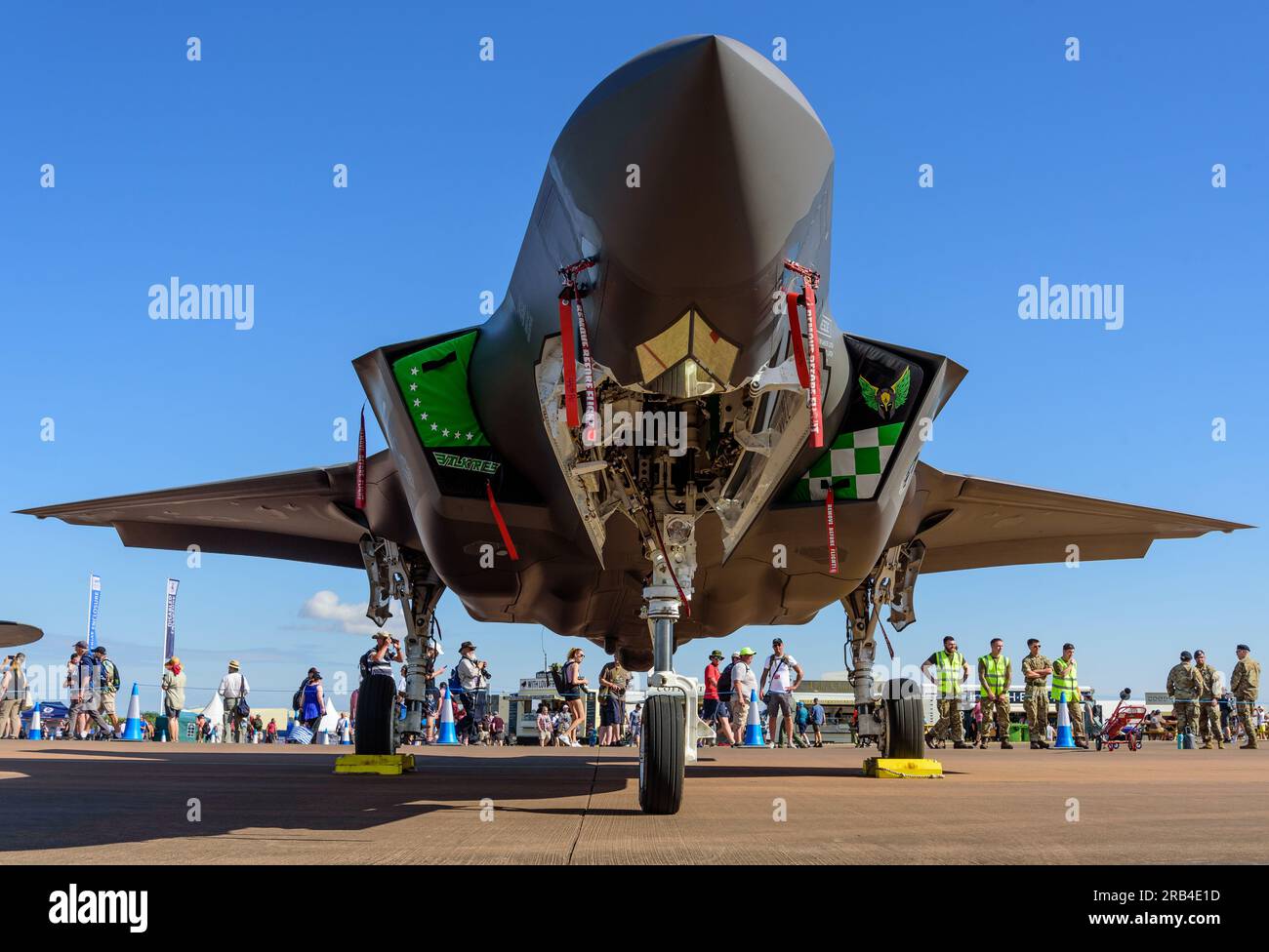 F35 Lightning, RIAT Airshow bei der RAF Fairford Stockfoto