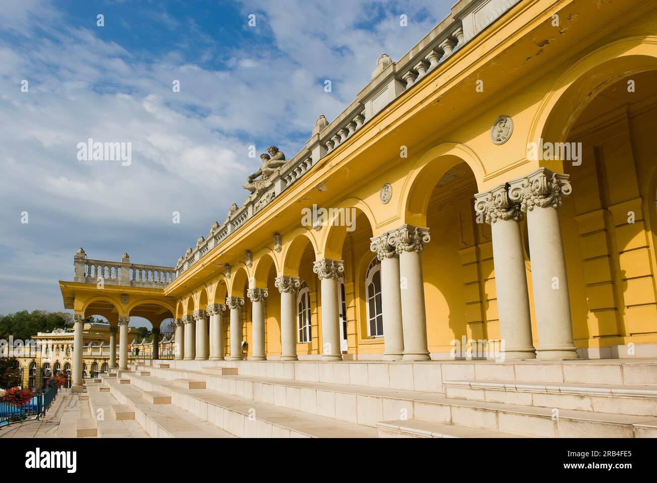 Ungarn, Budapest, Szechenyi (Szechenyi) Thermalbäder, Spa und Swimmingpool Stockfoto