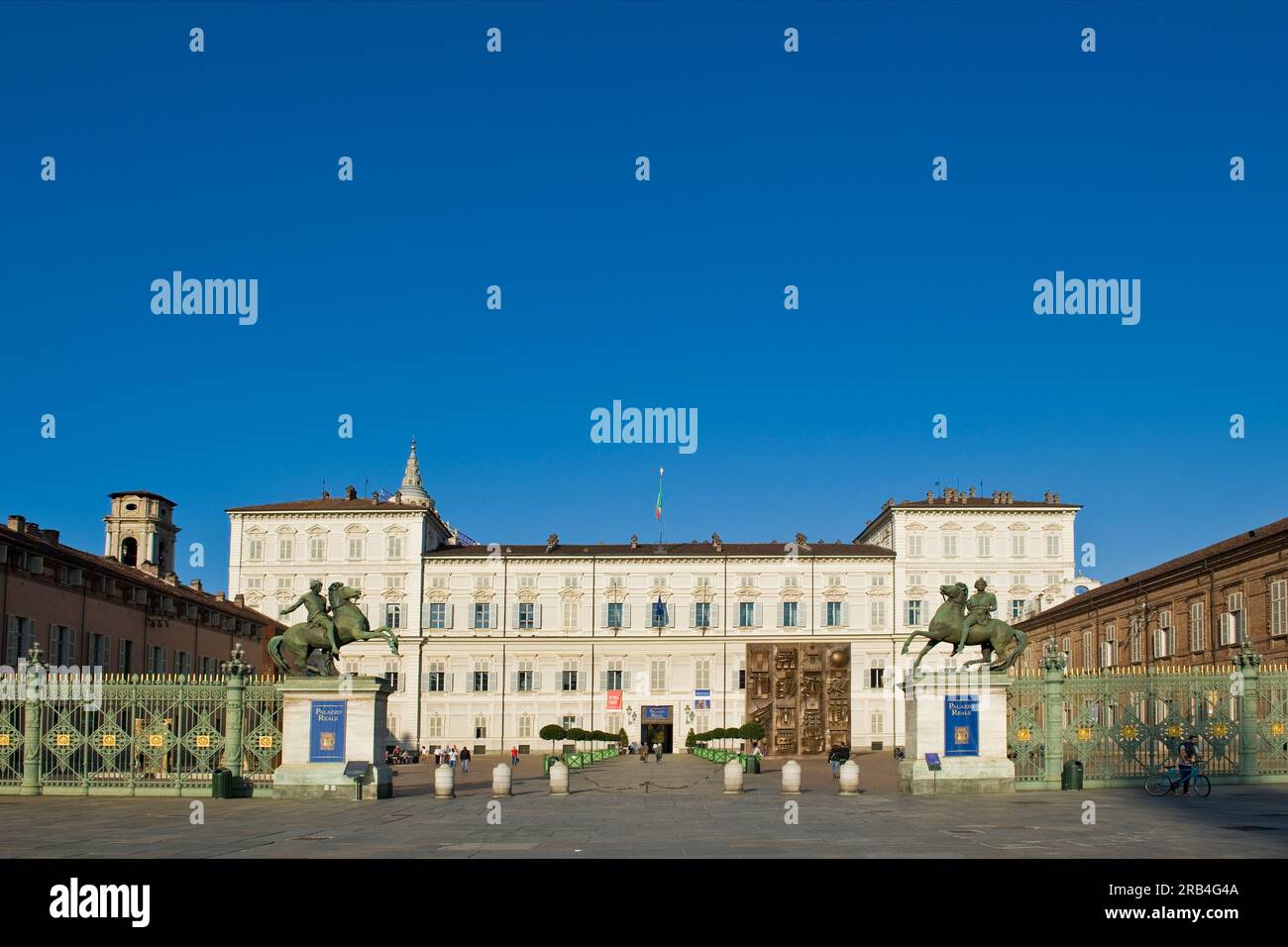 Italien, Piemont, Turin, Königspalast Stockfoto