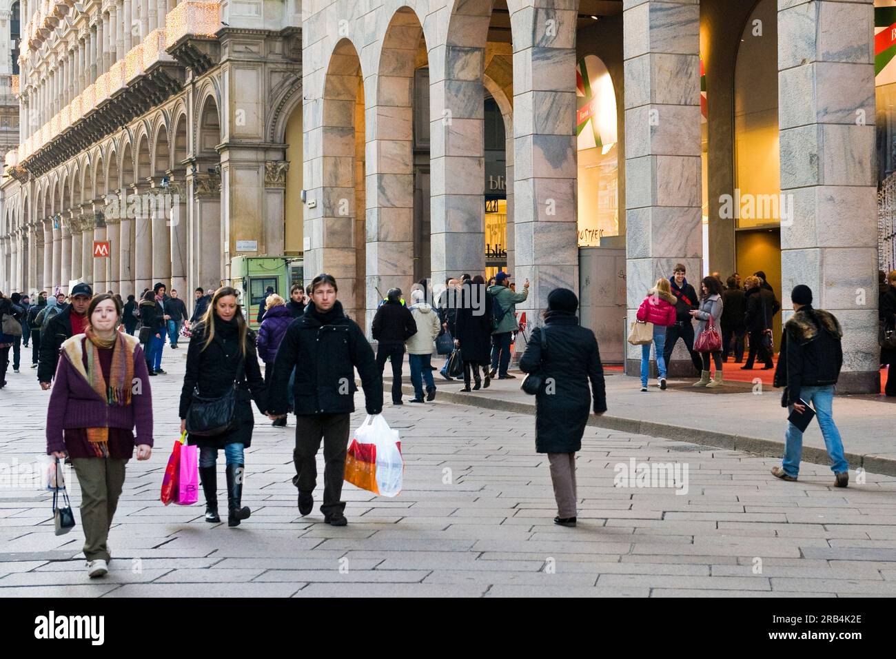 Weihnachten. Mailand. Italien Stockfoto