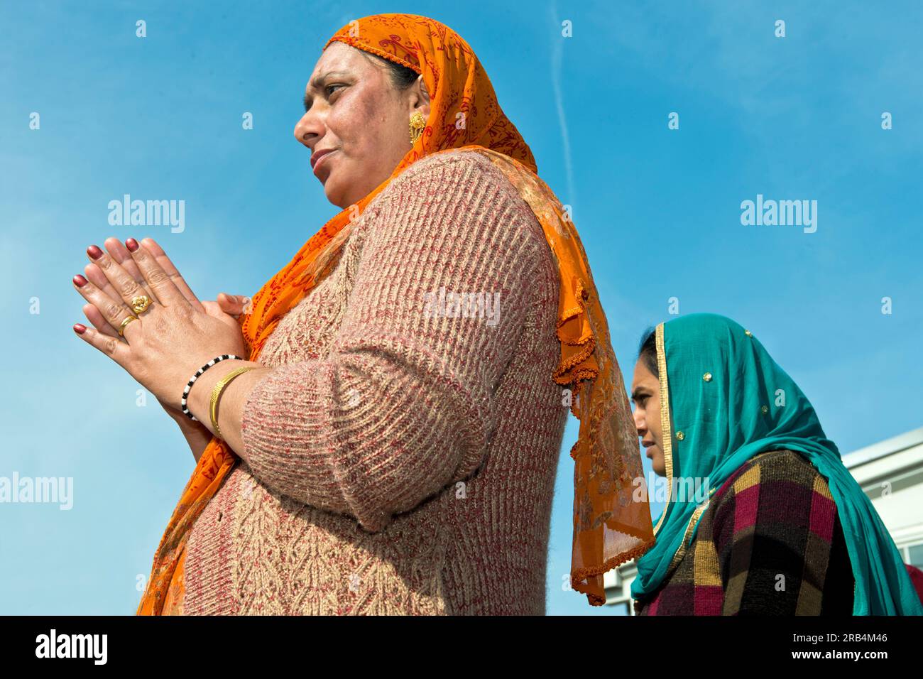 Baisakhi-Festival. novellara. Emilia Romagna. Italien Stockfoto