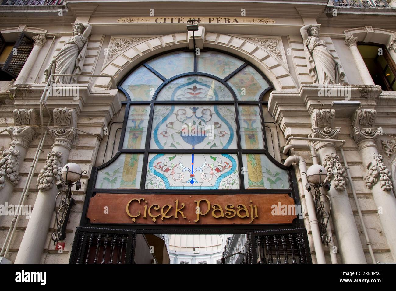 Cicek Pasaji. istanbul. Truthahn Stockfoto