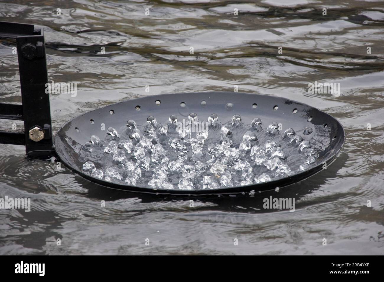 Springbrunnen. Skulptur. Jean Tinguely. Basel. Die Schweiz Stockfoto