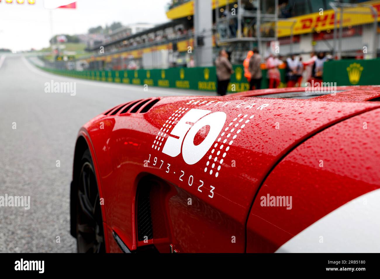 F1 Safety Car, Mercedes-AMG GT Black Series, F1 Grand Prix von Österreich auf dem Red Bull Ring am 1. Juli 2023 in Spielberg, Österreich. (Foto von HIGH TWO) Stockfoto