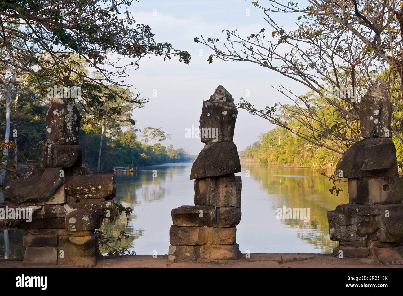Angkor Thom Tempel. Kambodscha Stockfoto