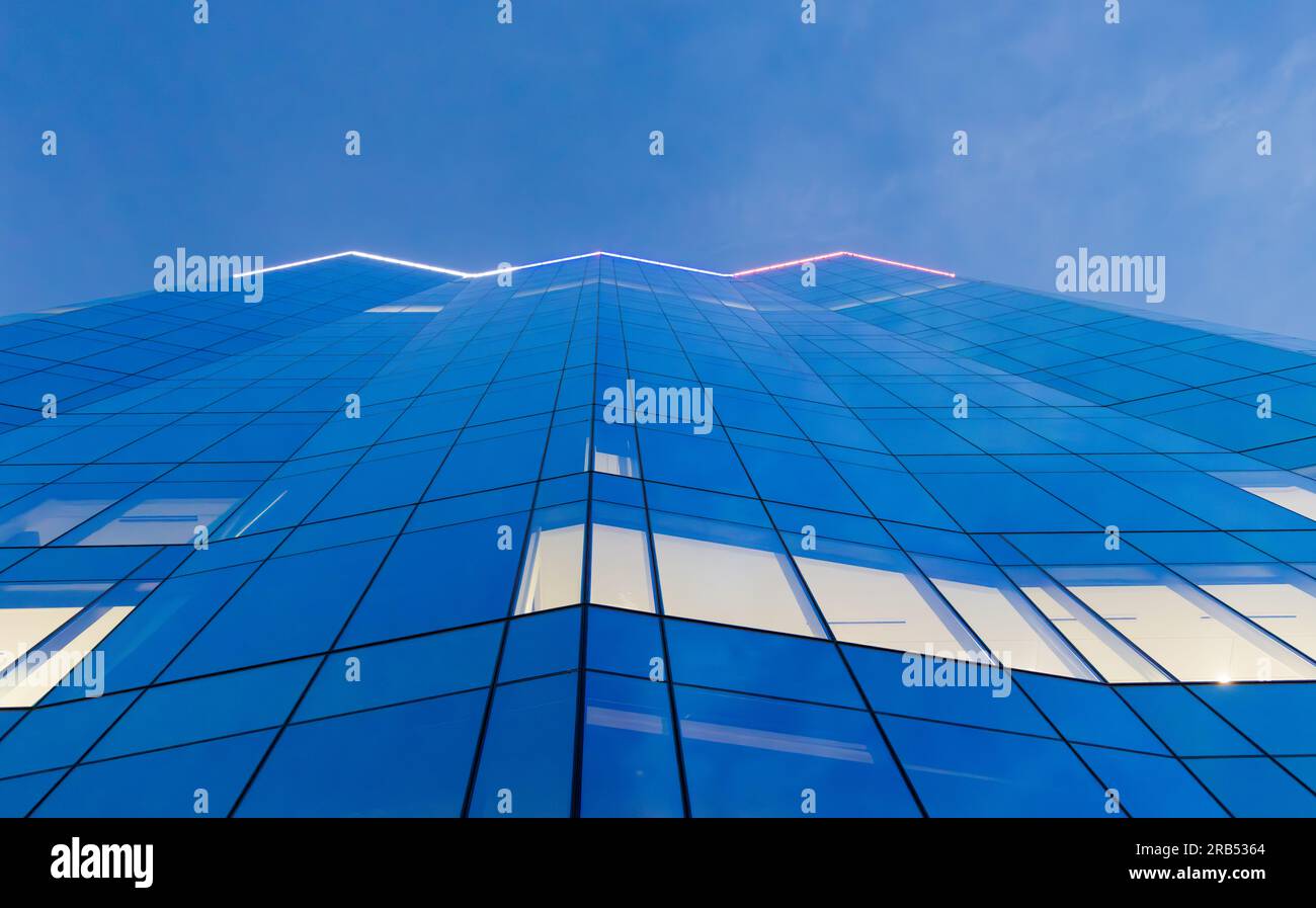 Von der Fassade des First Bank Building in nashville, tennessee, blickt man auf die Fassade Stockfoto