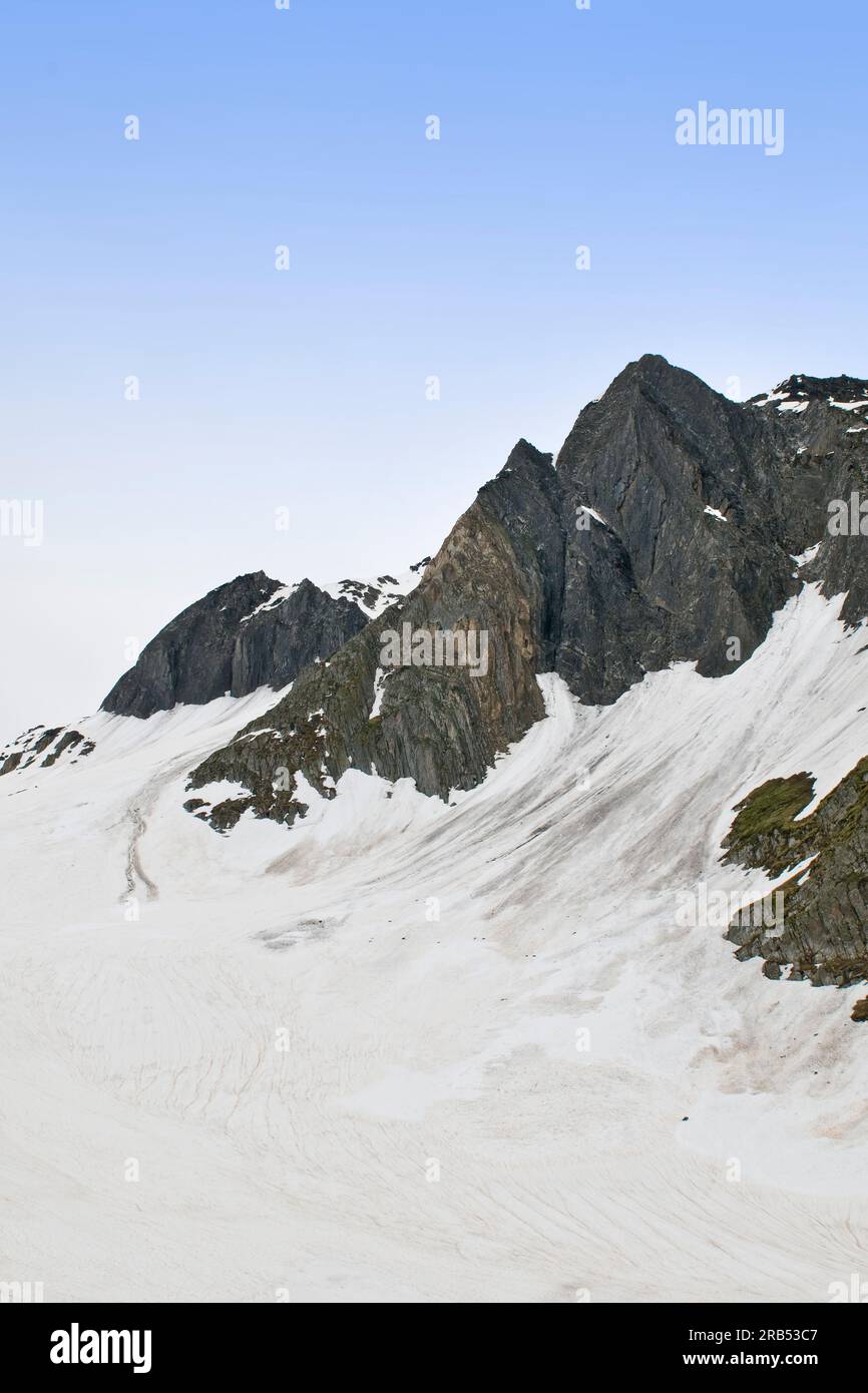 Nufenenpass. Die Schweiz Stockfoto