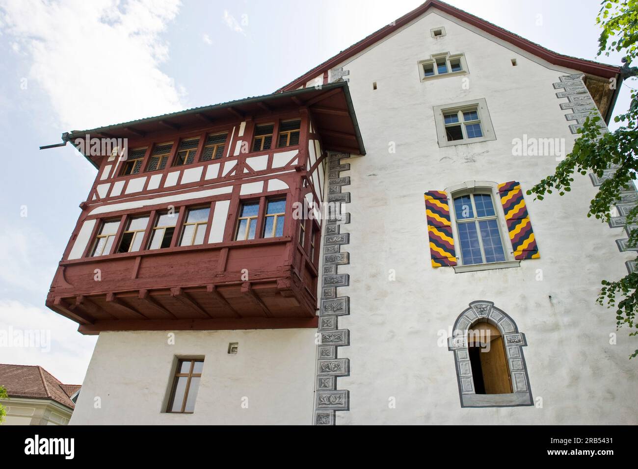 Die Schweiz. Zug. St. Schloss Oswald Stockfoto