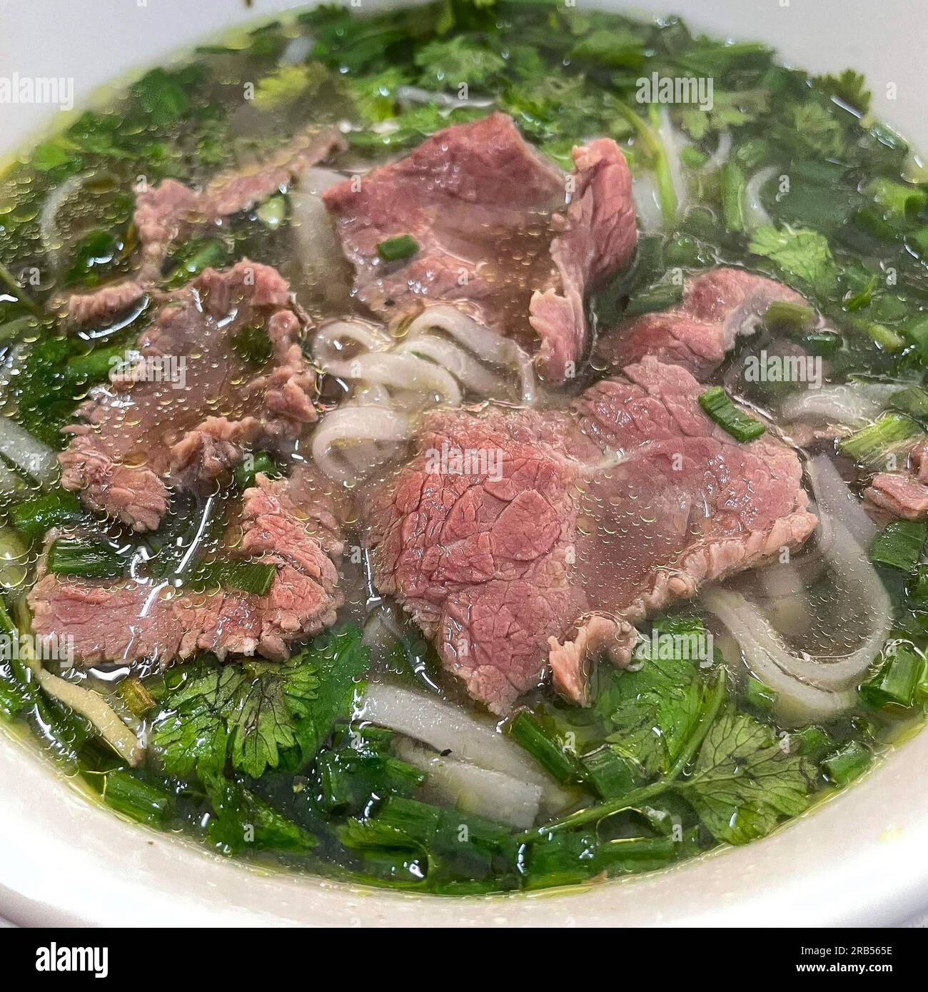 Pho ist ein sehr berühmtes Essen in Vietnam. Die ganze Welt kennt dieses Gericht. 越南旅游, वियतनाम पर्यटन, 베트남 관광, ベトナム観光, ឌូលីច វៀតណាម Stockfoto