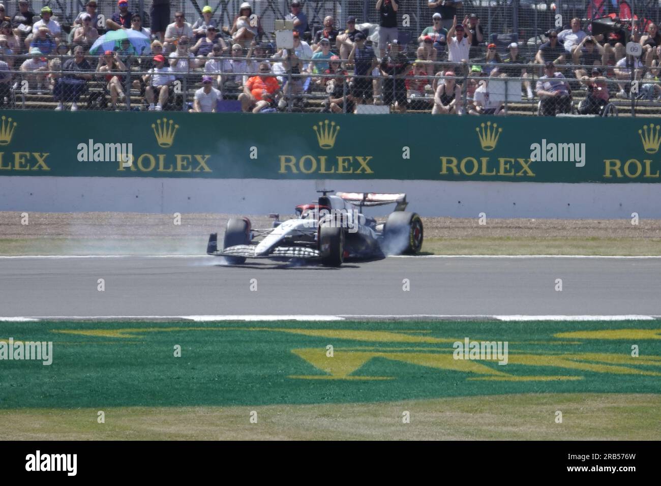 Towcester, Northants, Großbritannien. 7. Juli 2023. In Silverstone während der FridaysÕ-Übung für den Aramco British Grand Prix Credit F1: Motofoto/Alamy Live News Stockfoto
